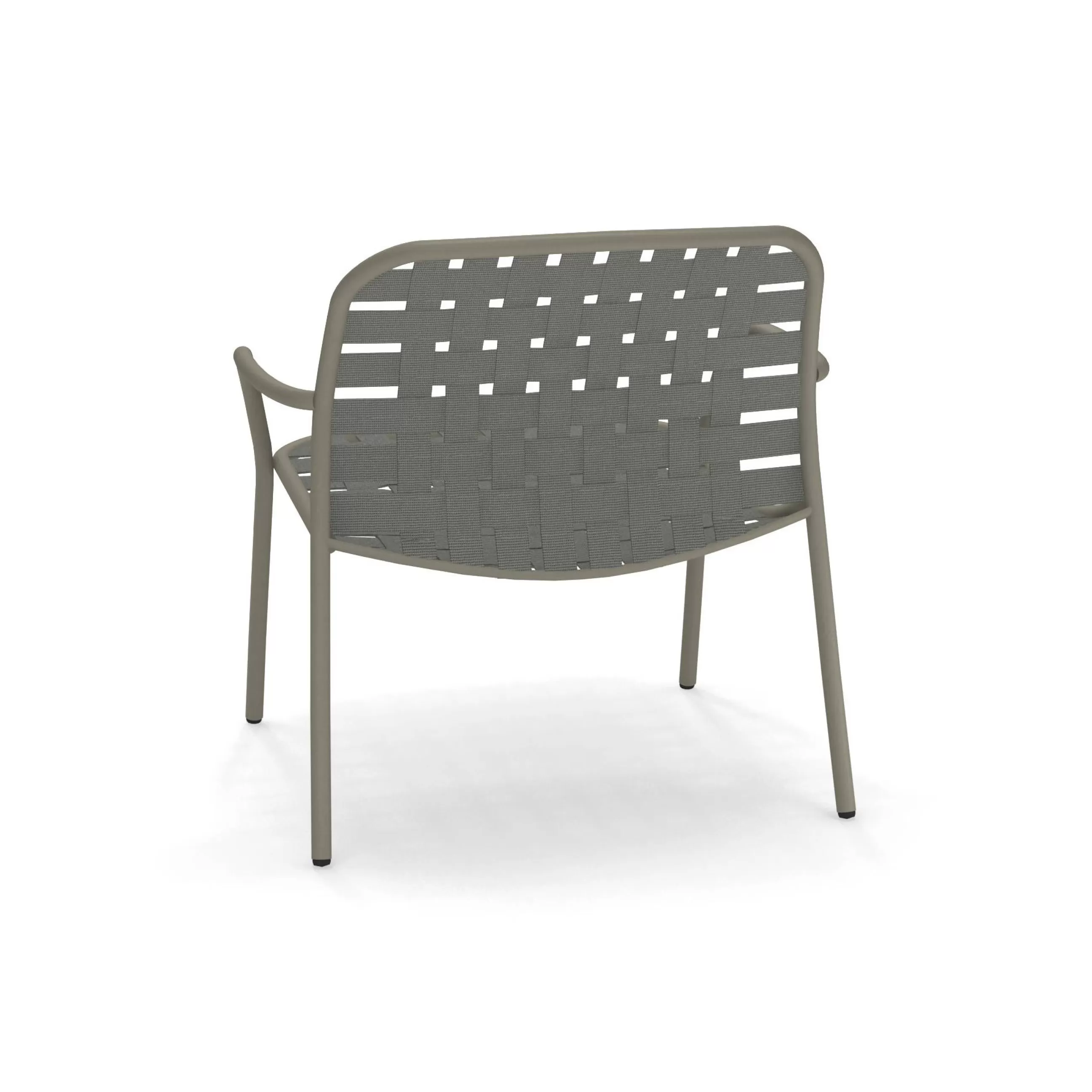 Fauteuils De Jardin>Emu Fauteuil Bas Yard Tissu / Sangles Elastiques - Gris