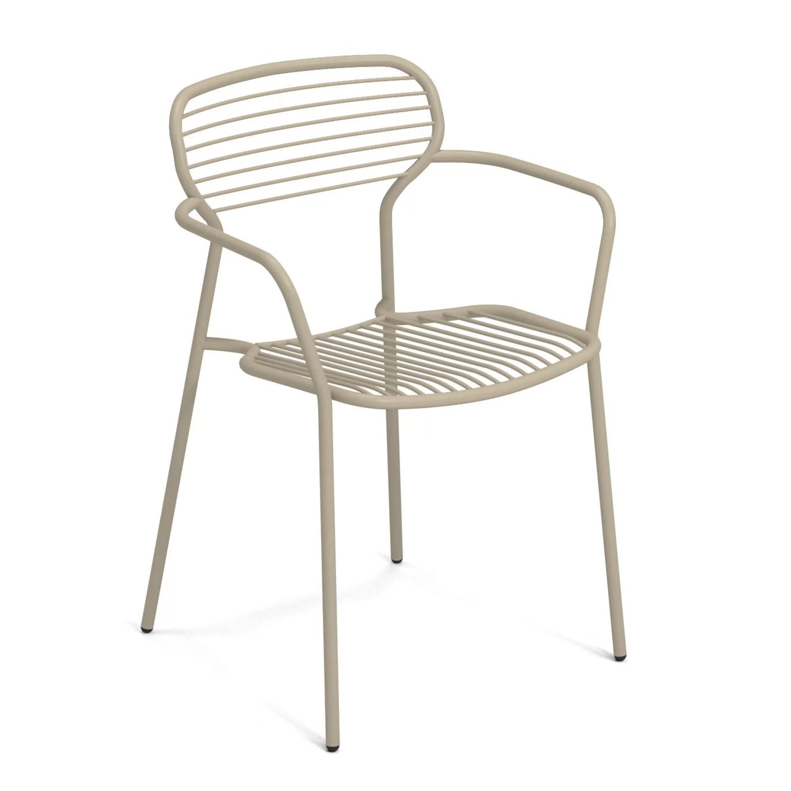 Chaises De Jardin>Emu Fauteuil Empilable Apero Metal Beige - Tourterelle