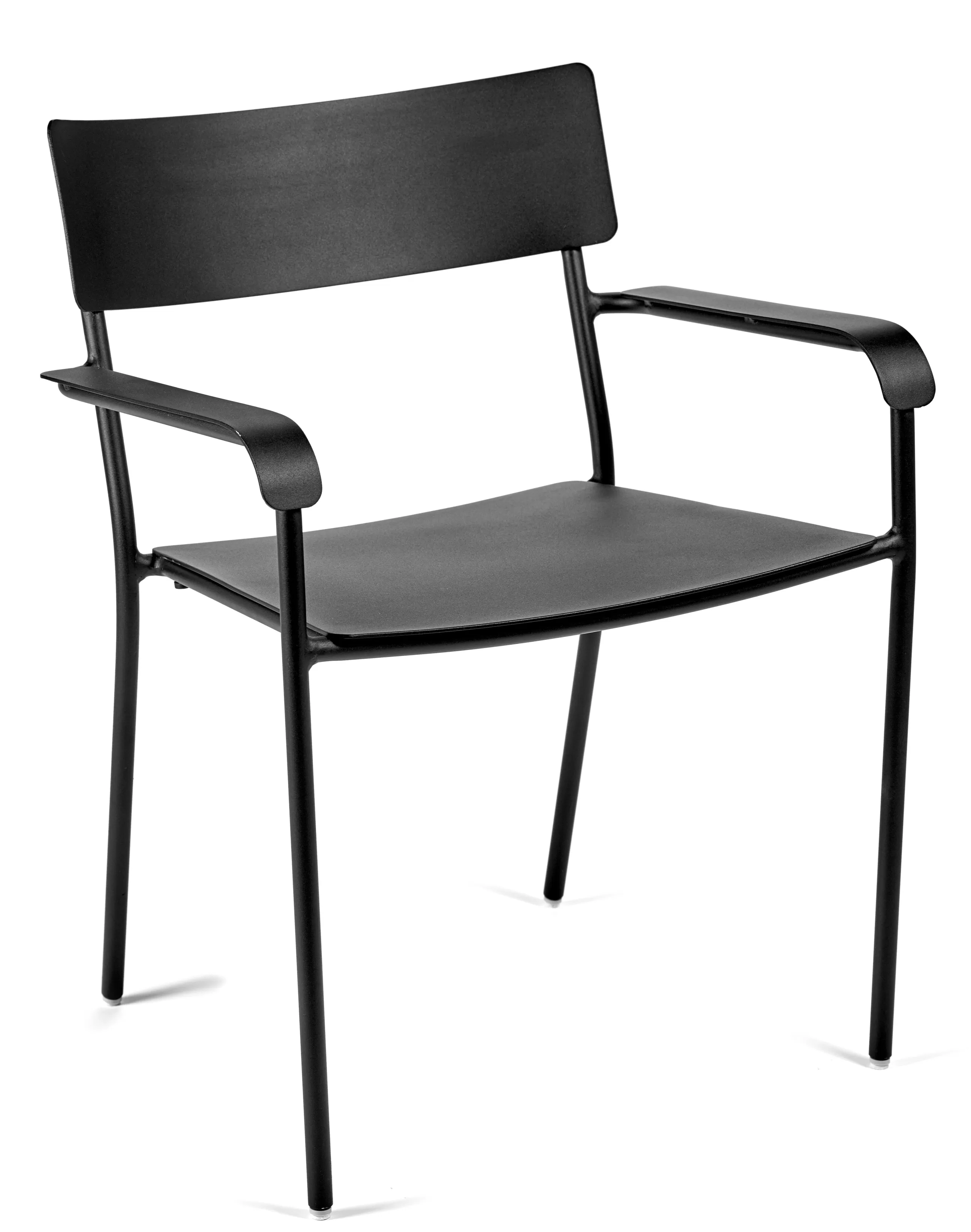 Chaises De Jardin>Serax Fauteuil Empilable August Metal/ Aluminium - Noir