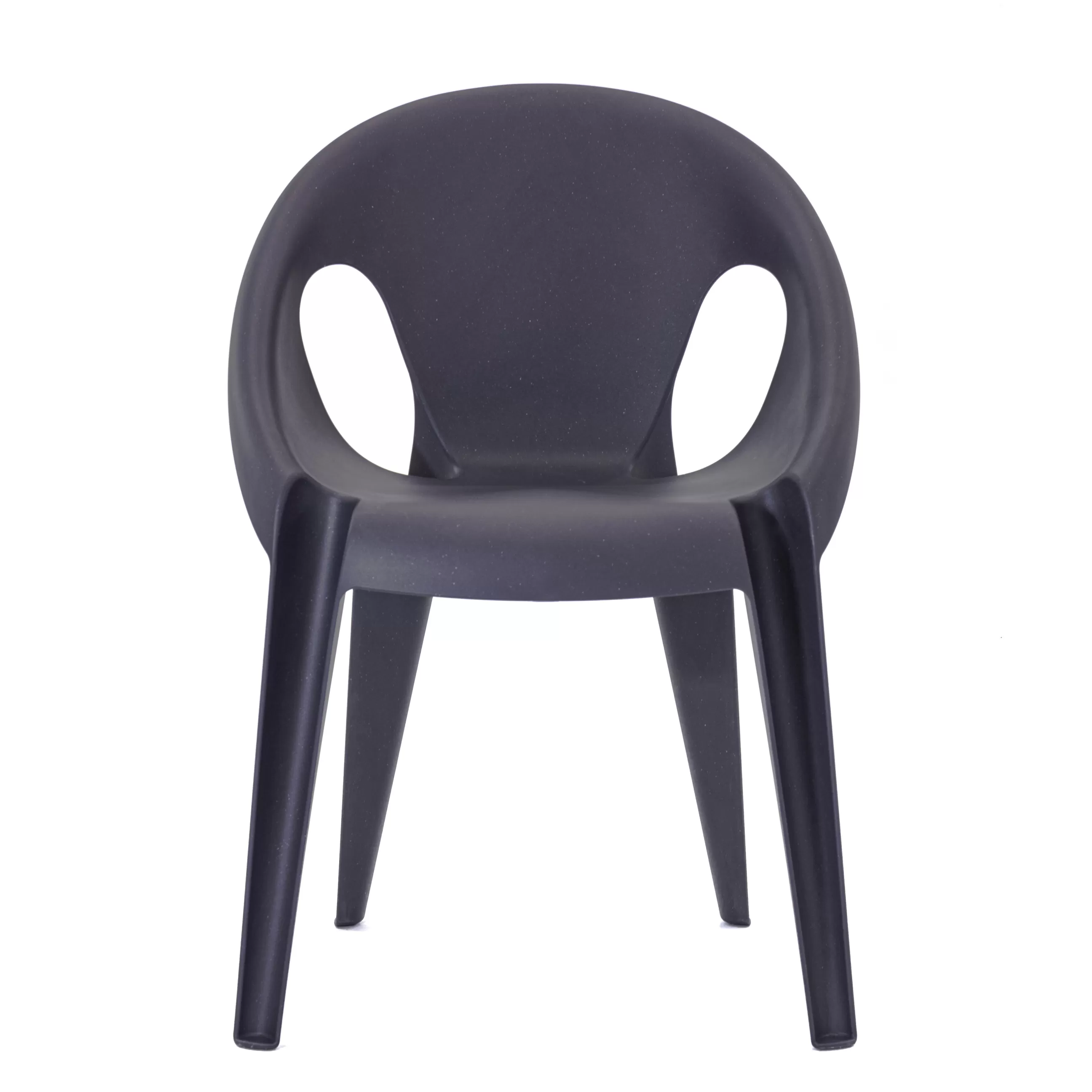 Chaises De Jardin>Magis Fauteuil Empilable Bell Plastique Bleu / By Konstantin Grcic / Polypropylene Recycle - Eco-Concu - Bleu Midnight