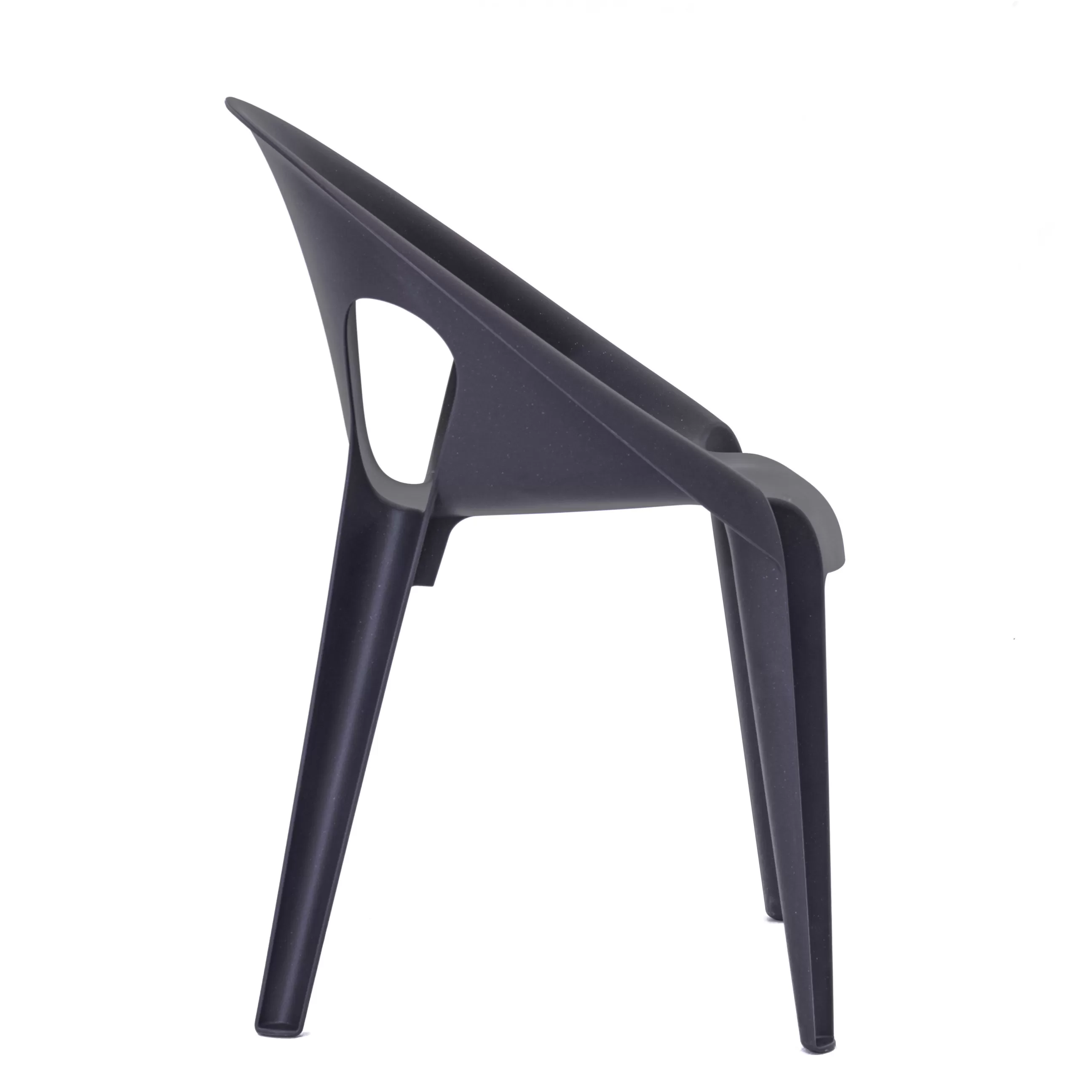 Chaises De Jardin>Magis Fauteuil Empilable Bell Plastique Bleu / By Konstantin Grcic / Polypropylene Recycle - Eco-Concu - Bleu Midnight