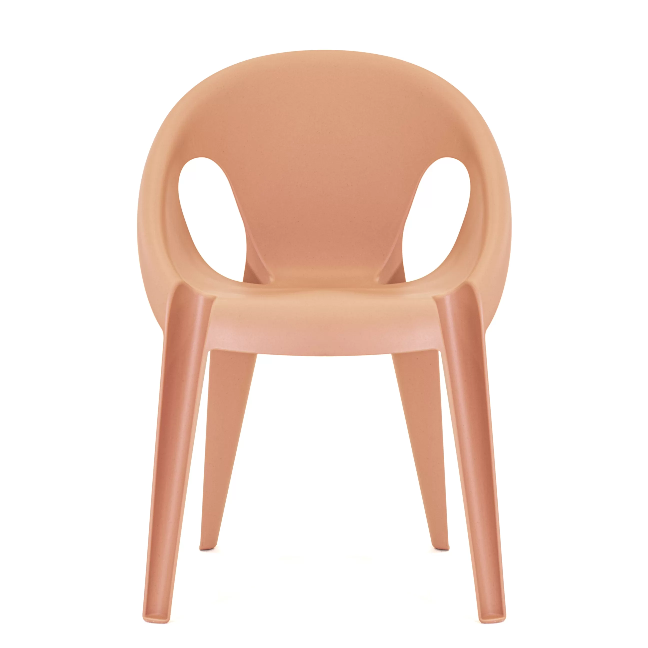Chaises De Jardin>Magis Fauteuil Empilable Bell Plastique Orange / By Konstantin Grcic / Polypropylene Recycle - Eco-Concu - Orange Sunrise