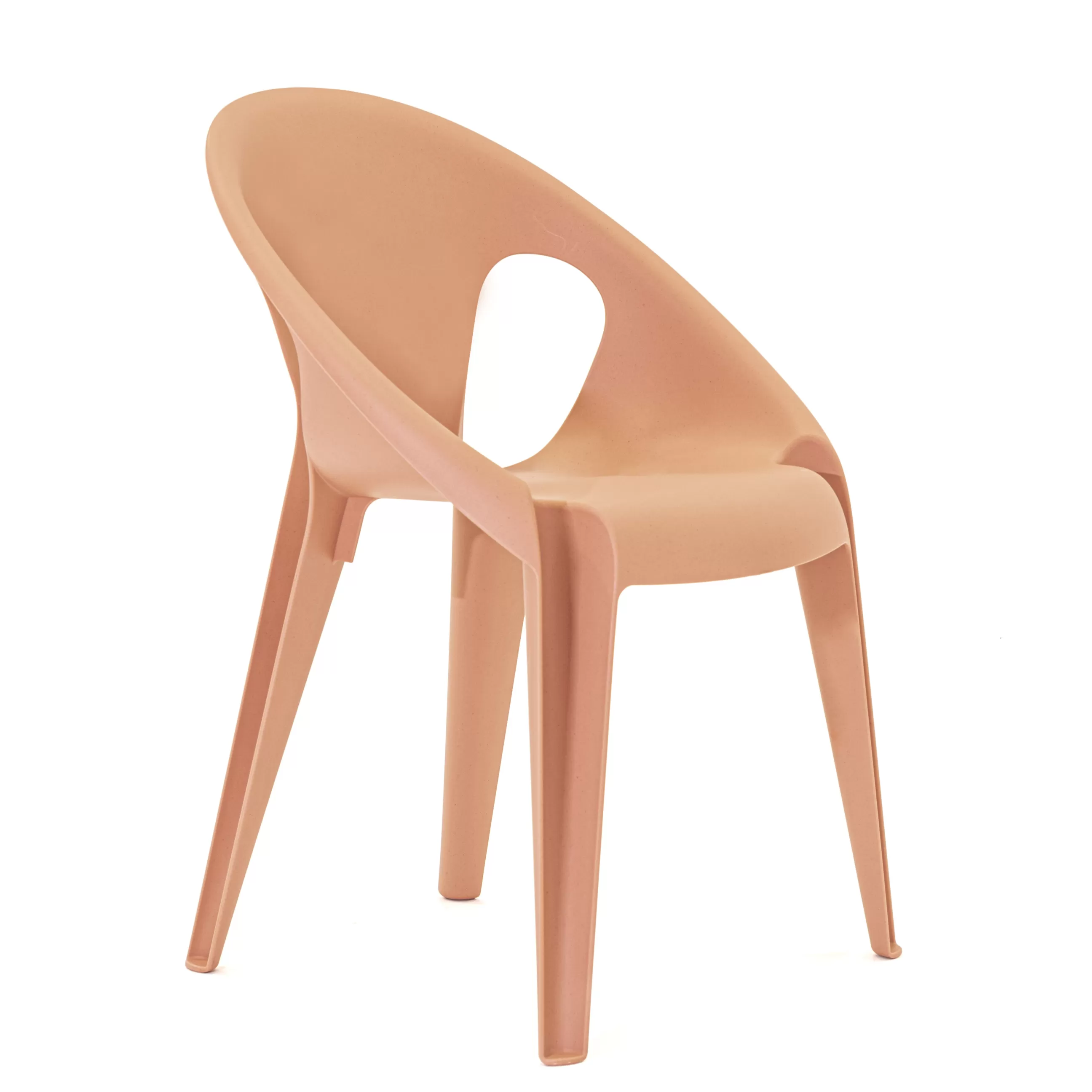Chaises De Jardin>Magis Fauteuil Empilable Bell Plastique Orange / By Konstantin Grcic / Polypropylene Recycle - Eco-Concu - Orange Sunrise