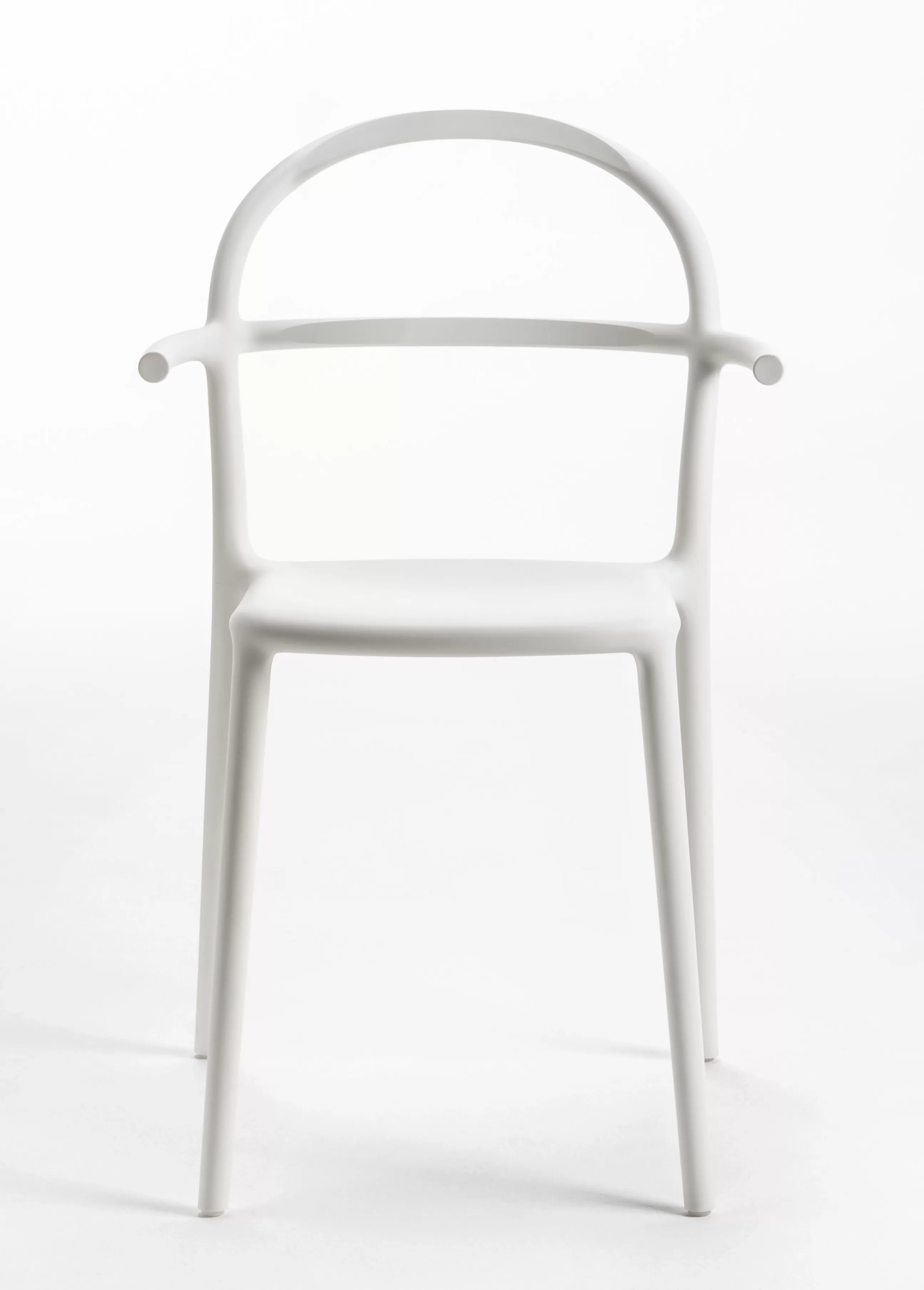 Chaises De Jardin>Kartell Fauteuil Empilable Generic C Plastique- Blanc