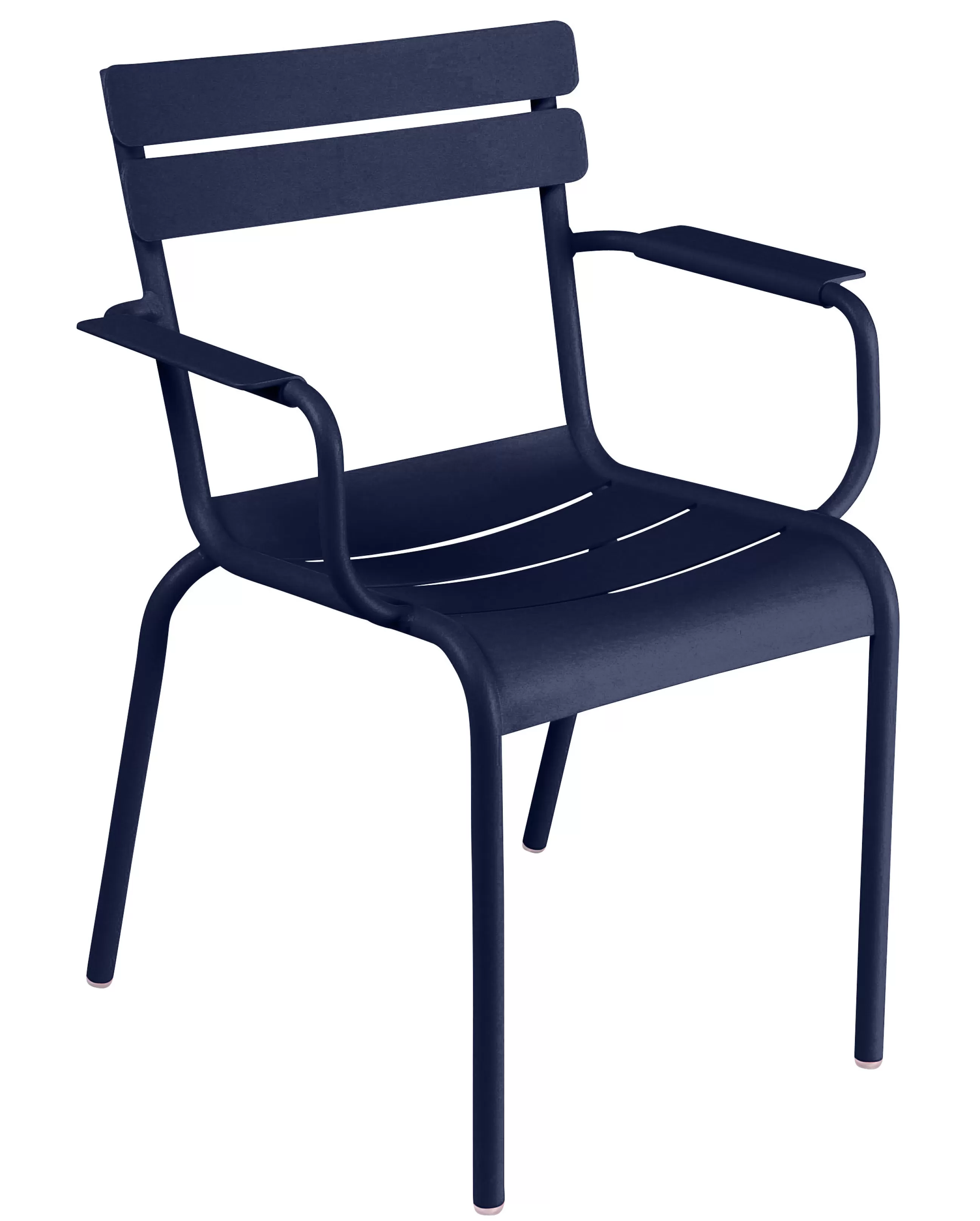 Fauteuils De Jardin>Fermob Fauteuil Empilable Luxembourg Metal Bleu / Aluminium - Bleu Abysse