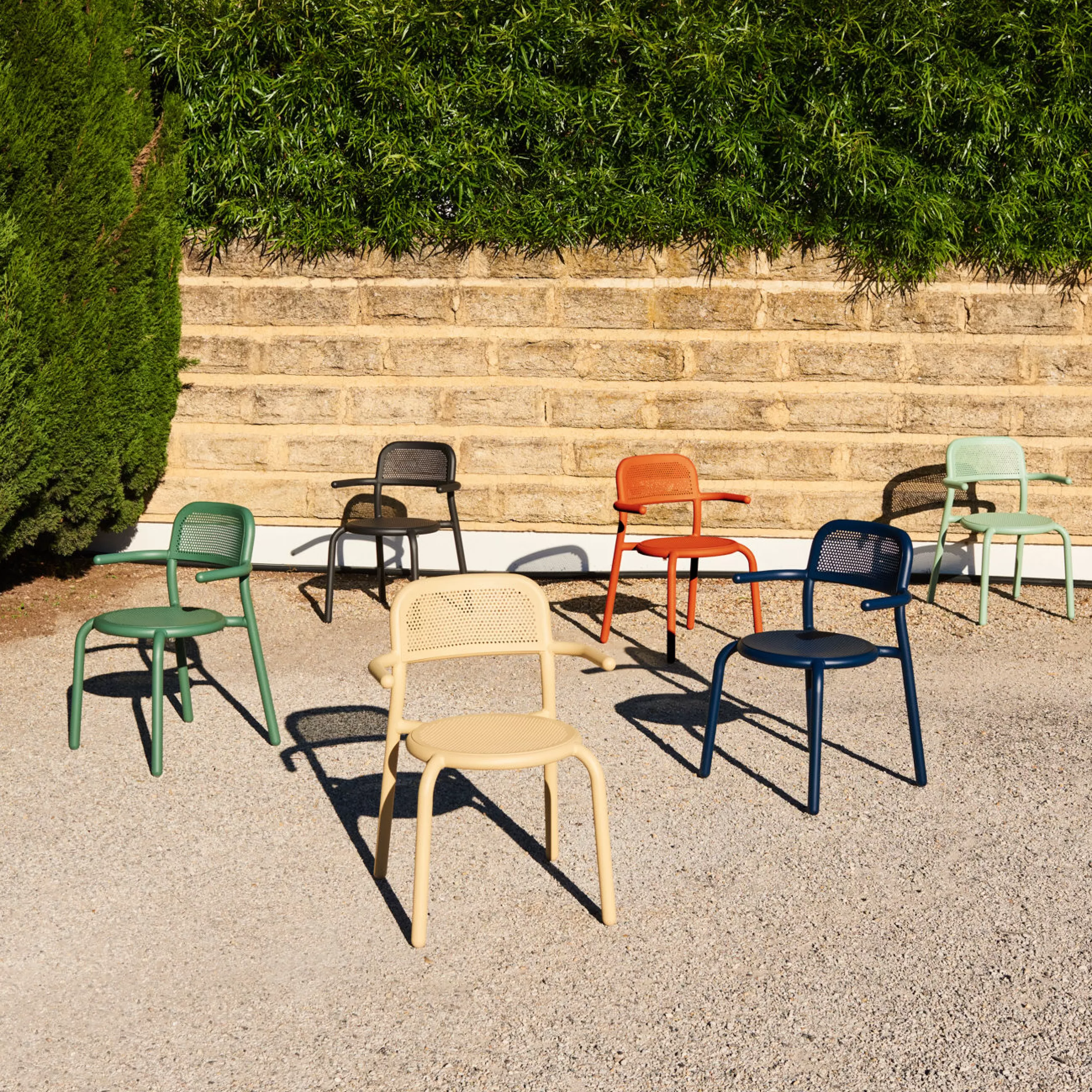 Chaises De Jardin>Fatboy Fauteuil Empilable Toni Metal Orange / Set De 2 - Mandarine