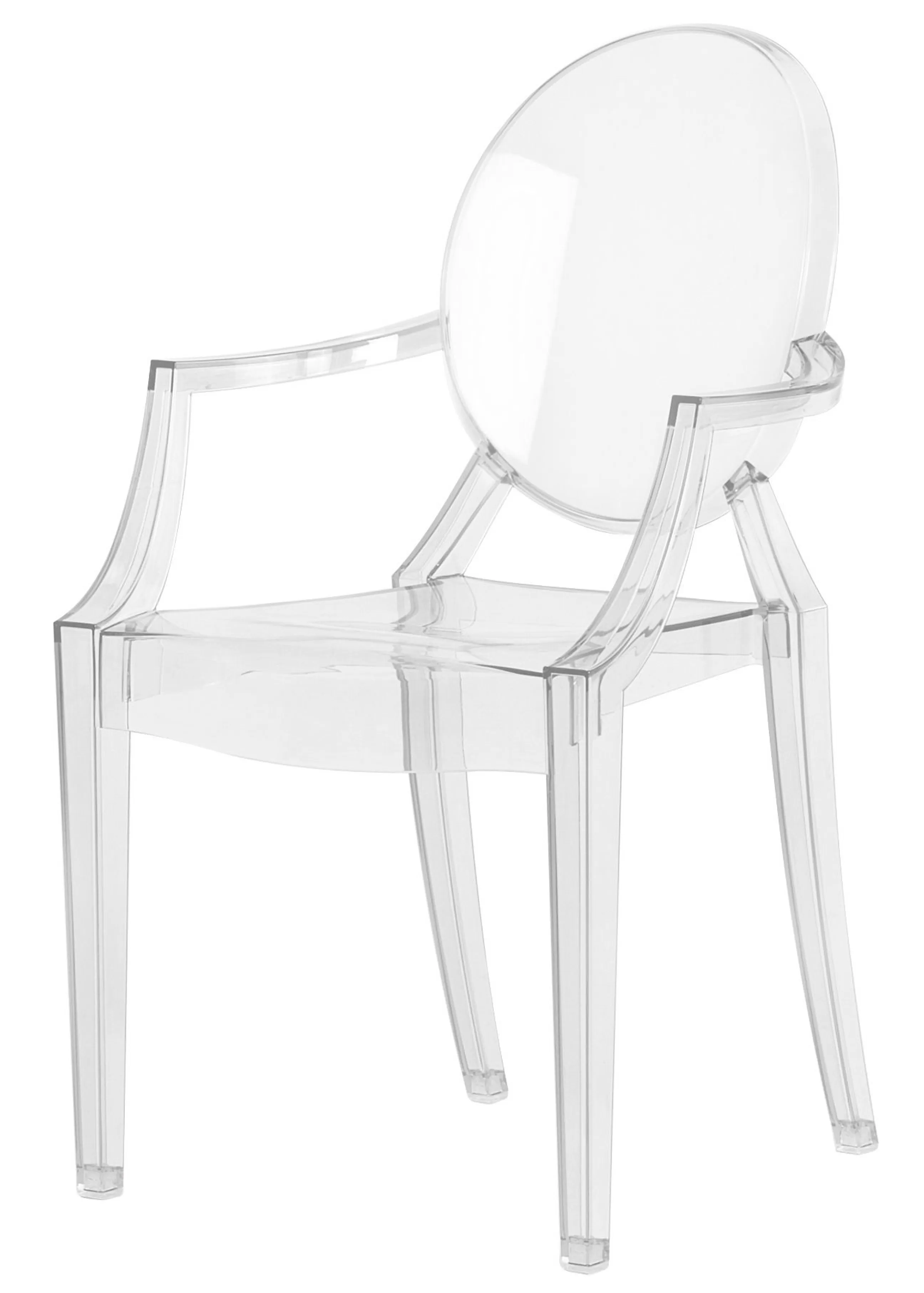 Mobilier Kids>Kartell Fauteuil Enfant Lou Lou Ghost Plastique Transparent - Cristal