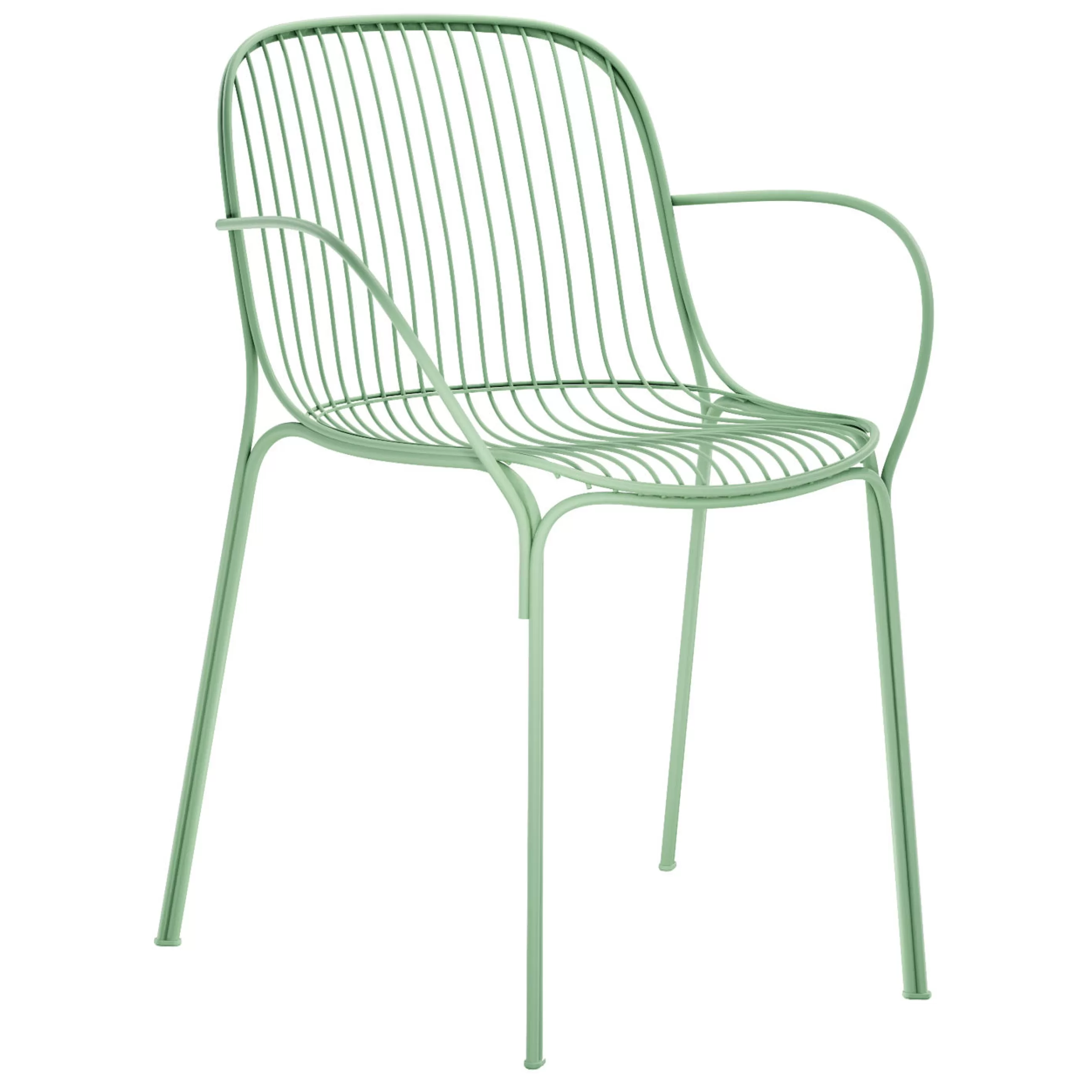 Chaises De Jardin>Kartell Fauteuil Hiray Metal- Vert