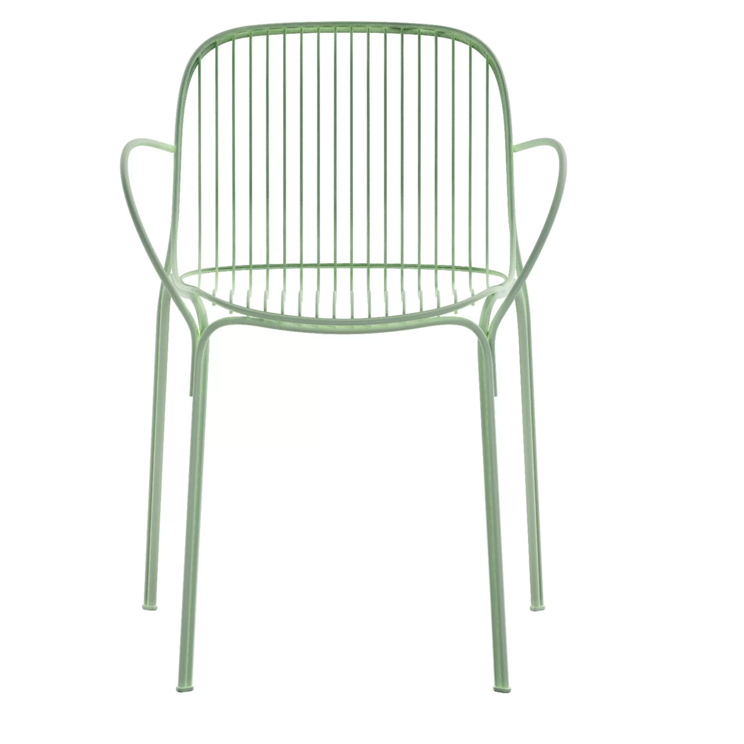 Chaises De Jardin>Kartell Fauteuil Hiray Metal- Vert