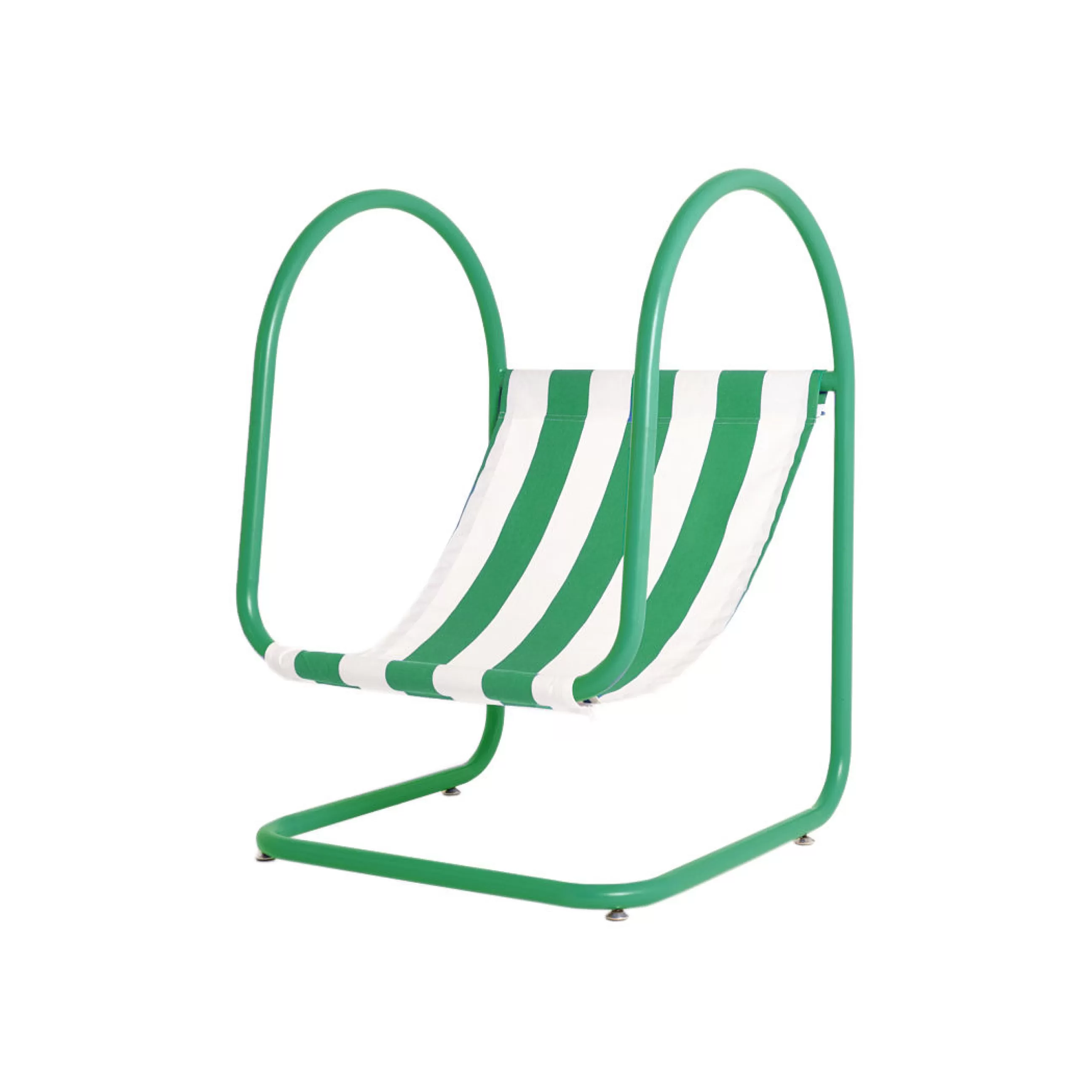 Fauteuils De Jardin>Axel Chay Fauteuil Petit Parad Metal Vert / L 60 X H 90 Cm - Exclusivite Made In Design - Blanc - Vert