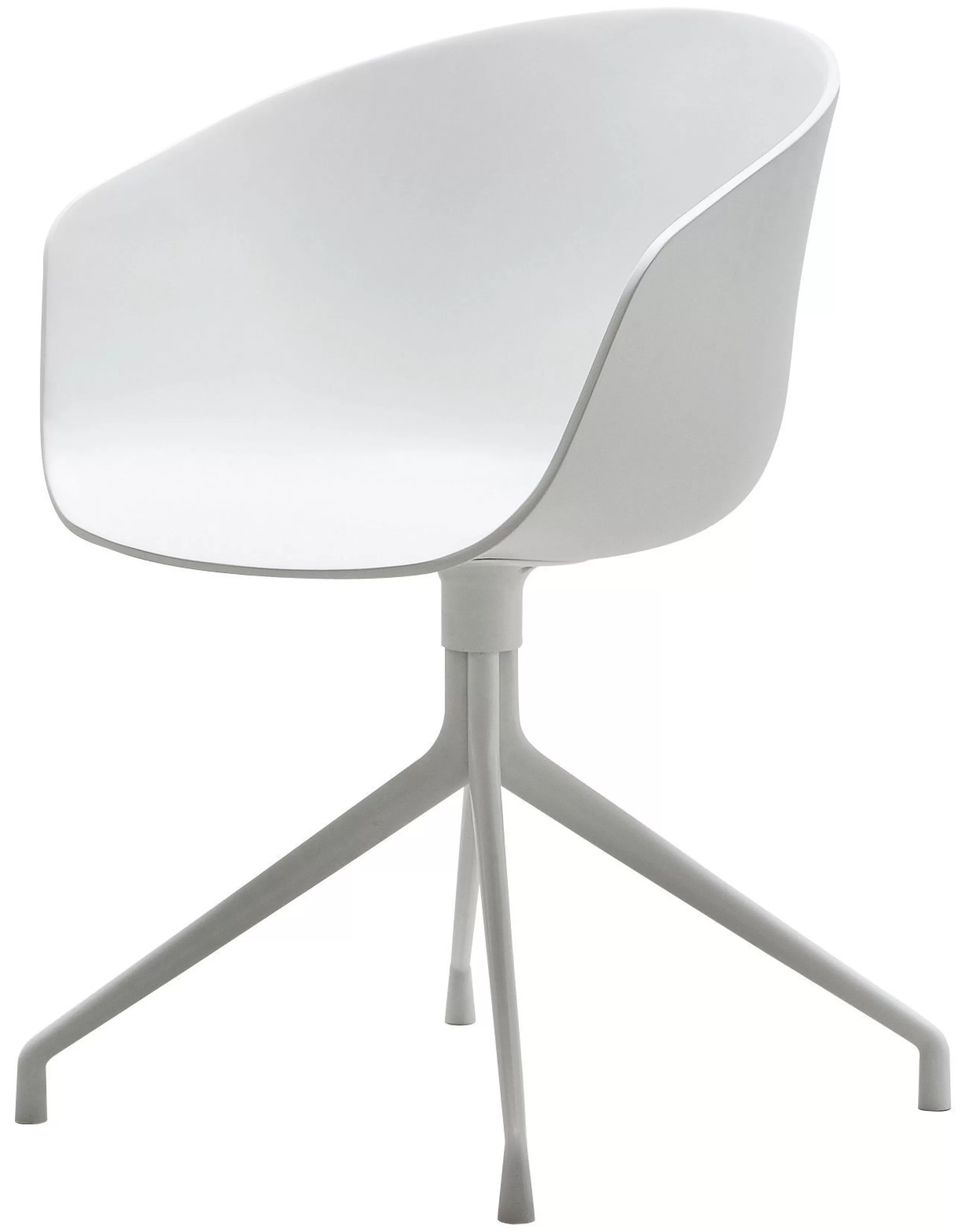 Fauteuils De Bureau>Hay Fauteuil Pivotant About A Chair Plastique - Blanc