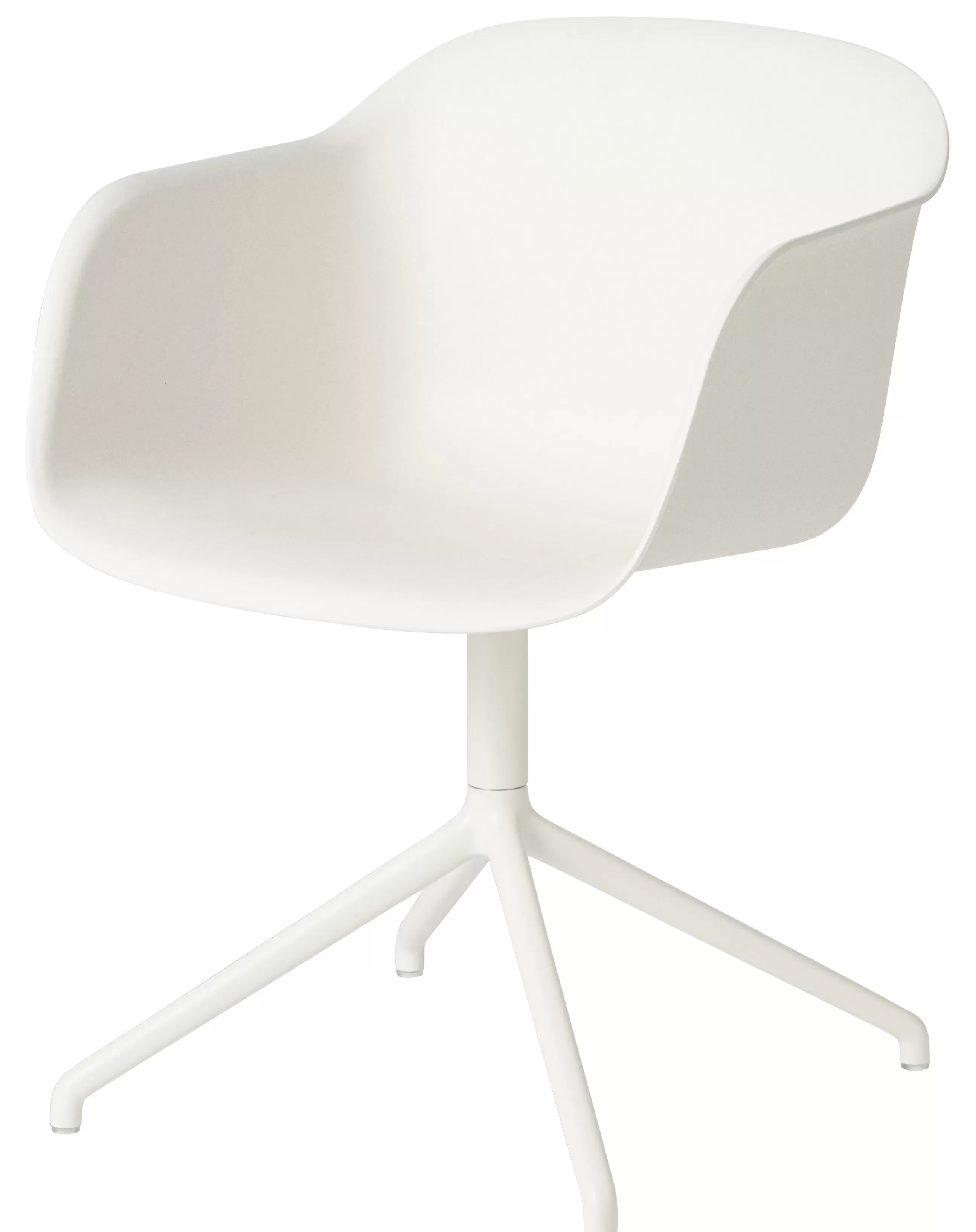 Fauteuils De Bureau>Muuto Fauteuil Pivotant Fiber Plastique - Blanc