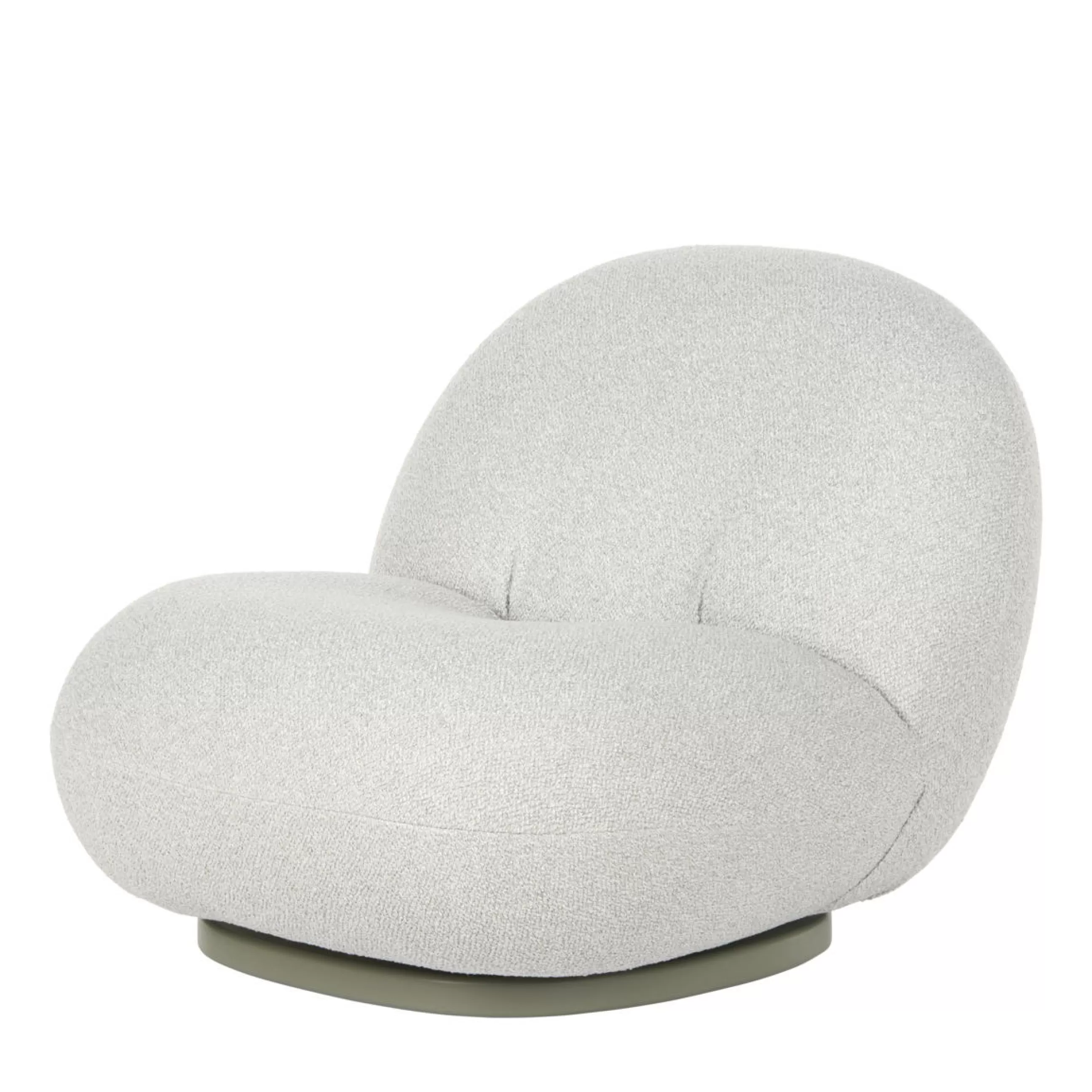 Fauteuils De Jardin>Gubi Fauteuil Pivotant Pacha Outdoor Tissu Blanc Beige / Pierre Paulin, 1975 - Taupe