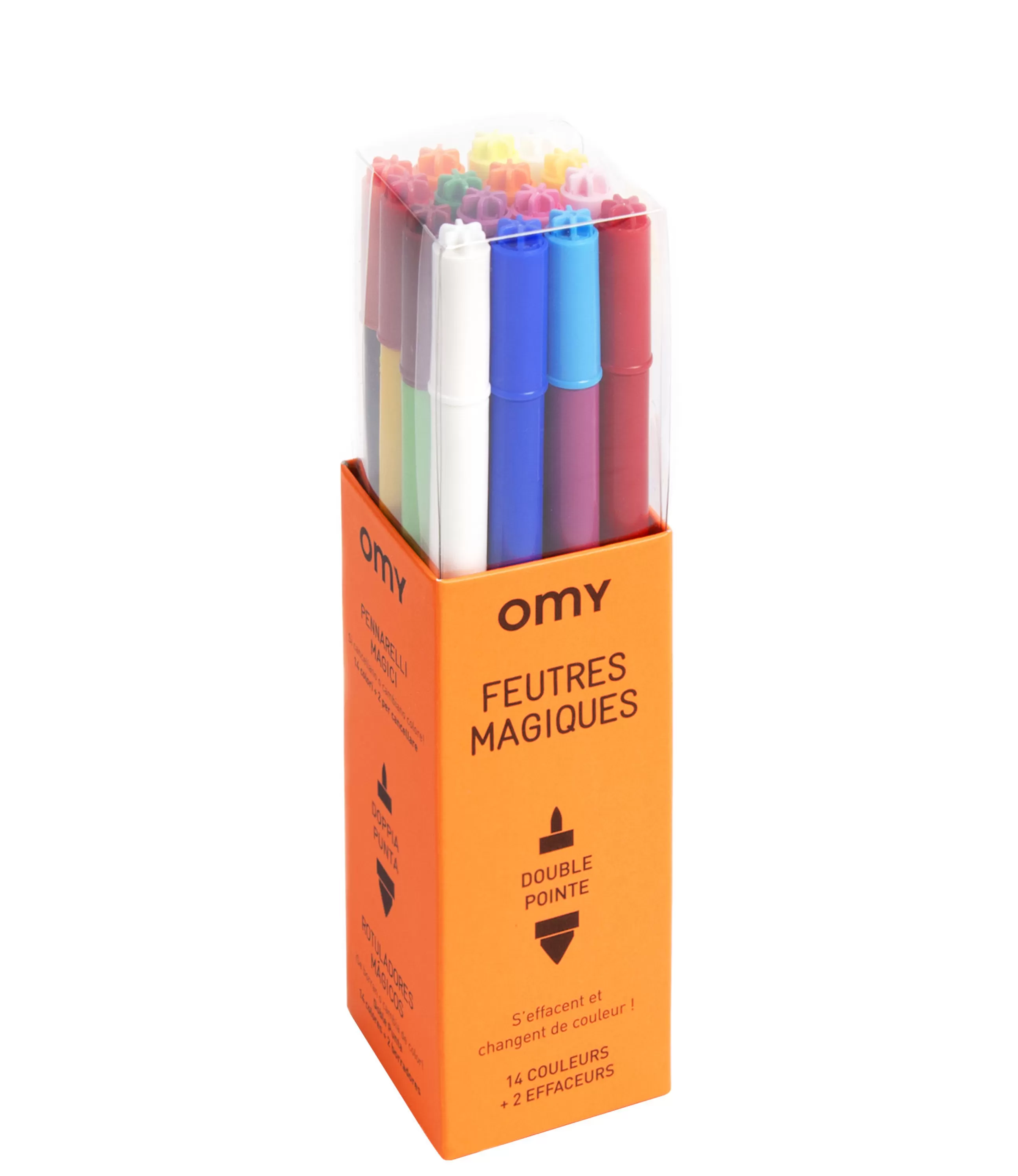 Bloc Notes Cahiers Et Stylos>OMY Design & Play Feutres  Plastiquemagiques / Lot De 16 - Multicolore