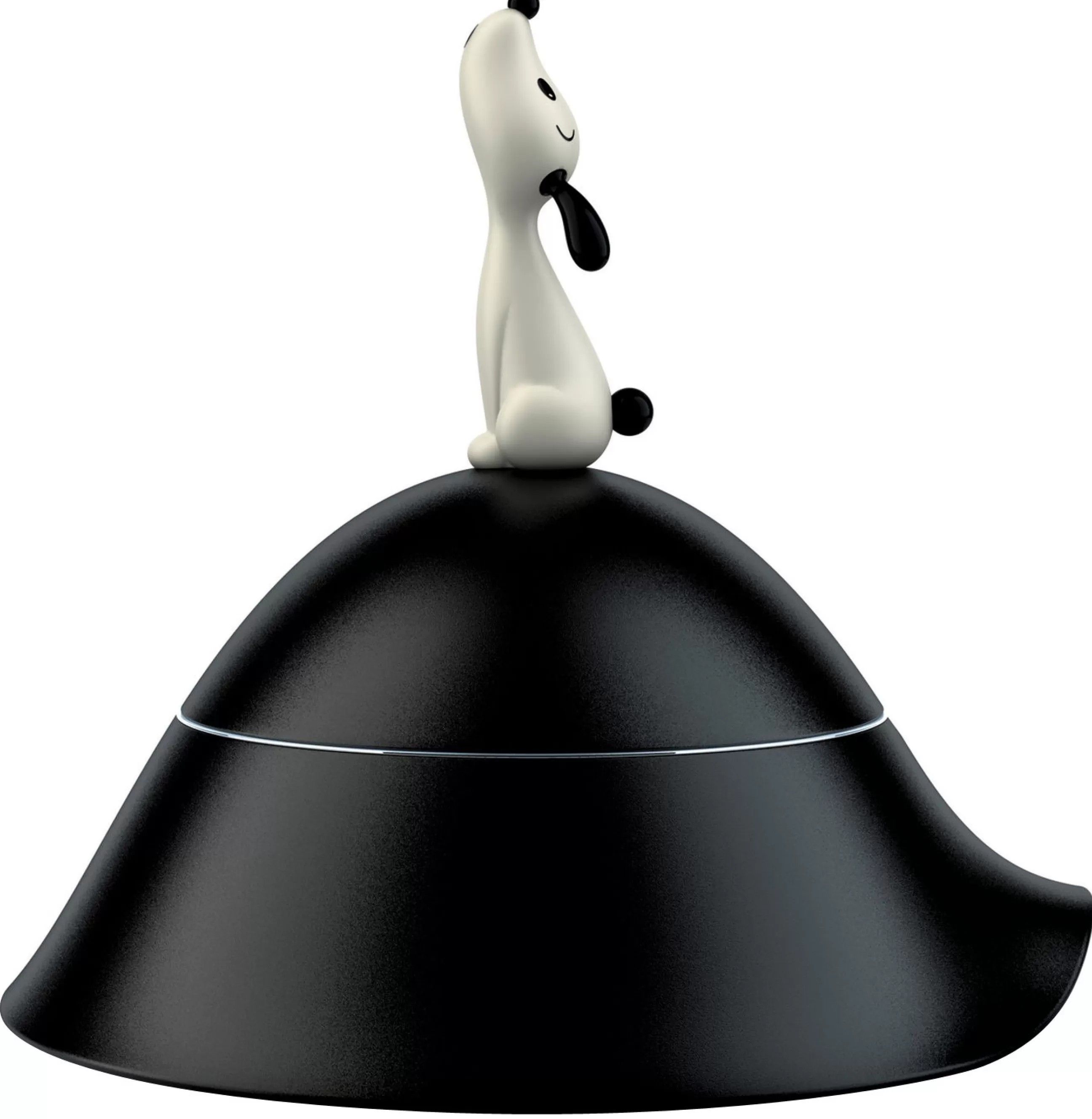 Chiens Chats Cie>Alessi Gamelle Lula Metal Plastique/ Pour Chien - Noir