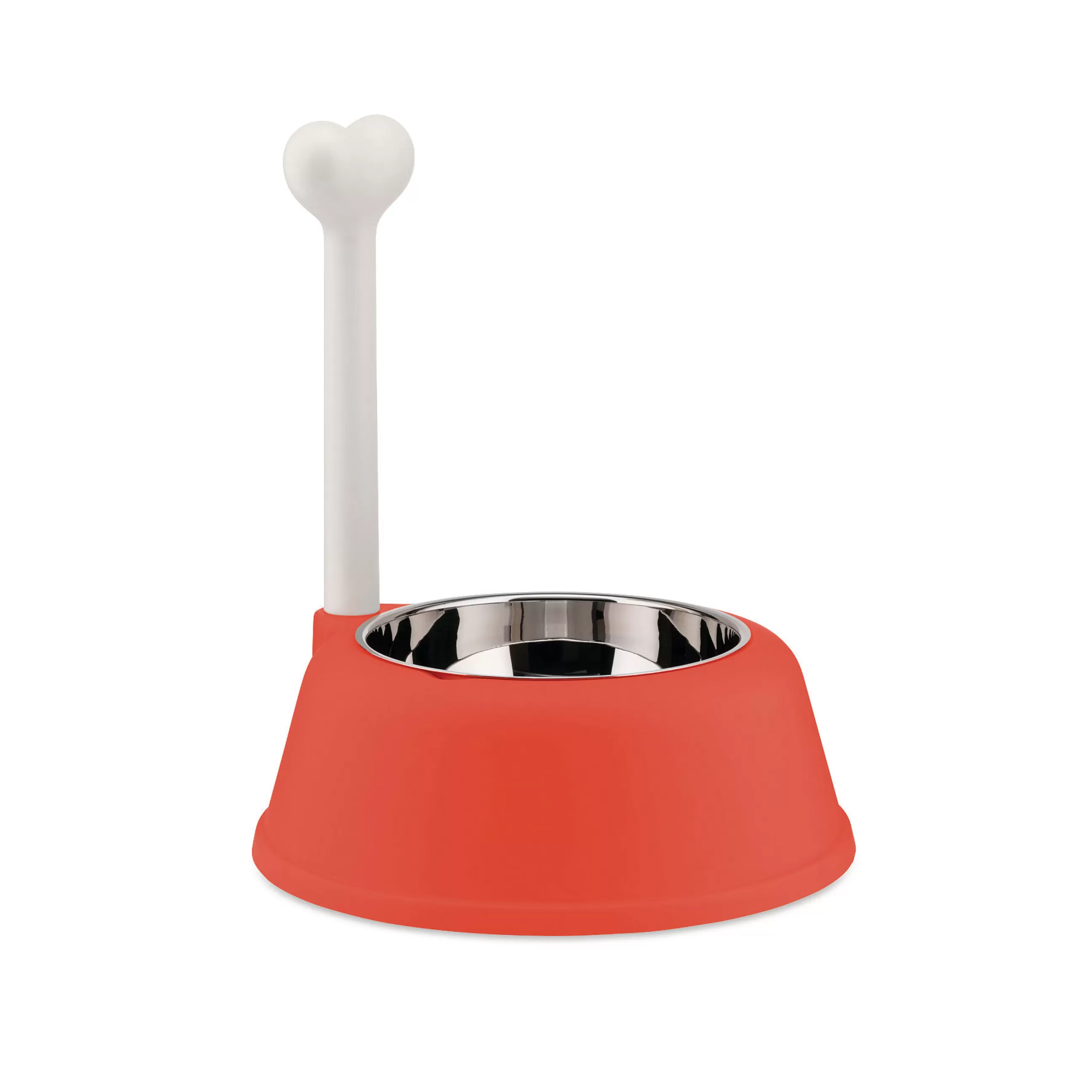 Chiens Chats Cie>Alessi Gamelle Lupita Metal Plastique/ Pour Chien - Orange