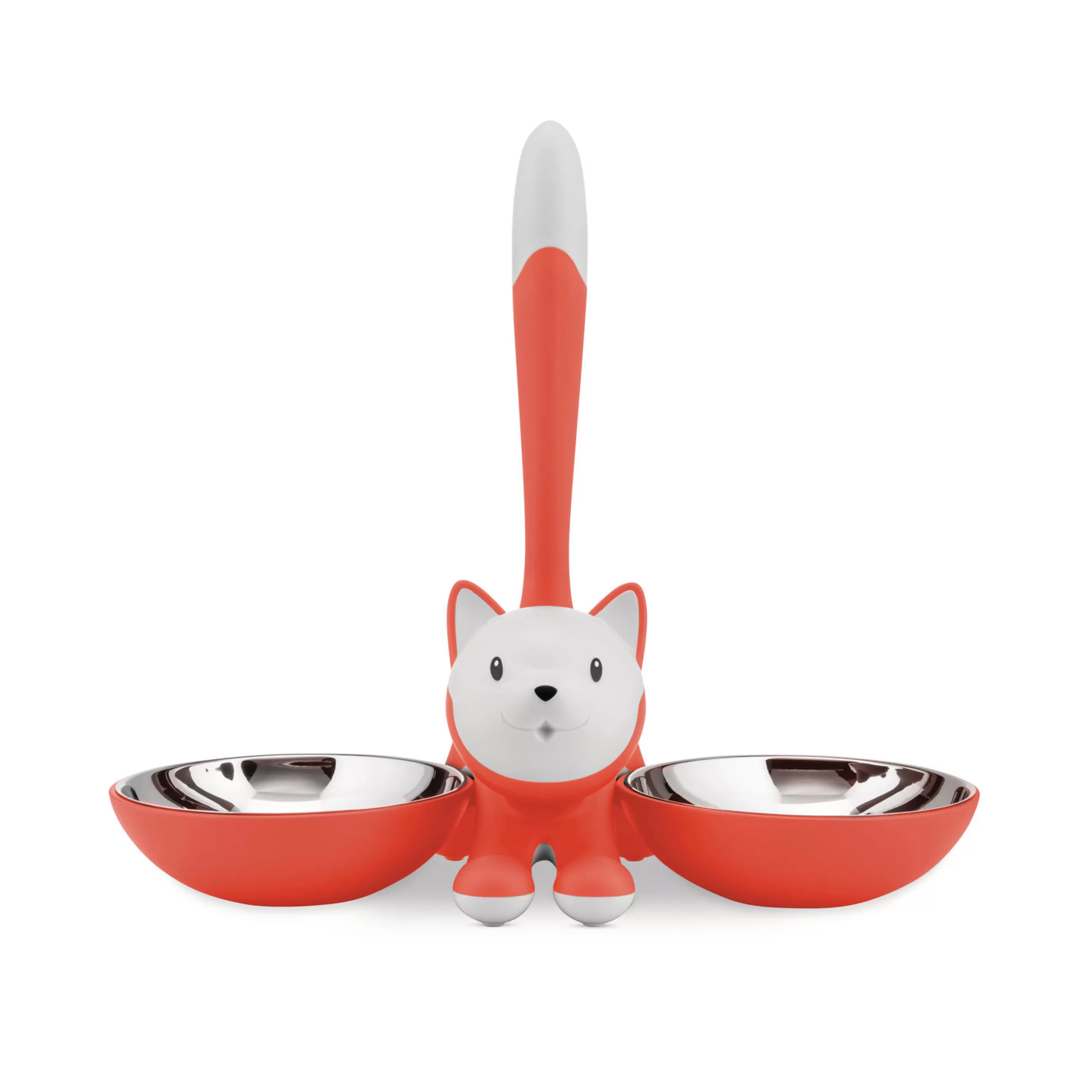 Chiens Chats Cie>Alessi Gamelle Tigrito Metal Plastique/ Pour Chat - Orange