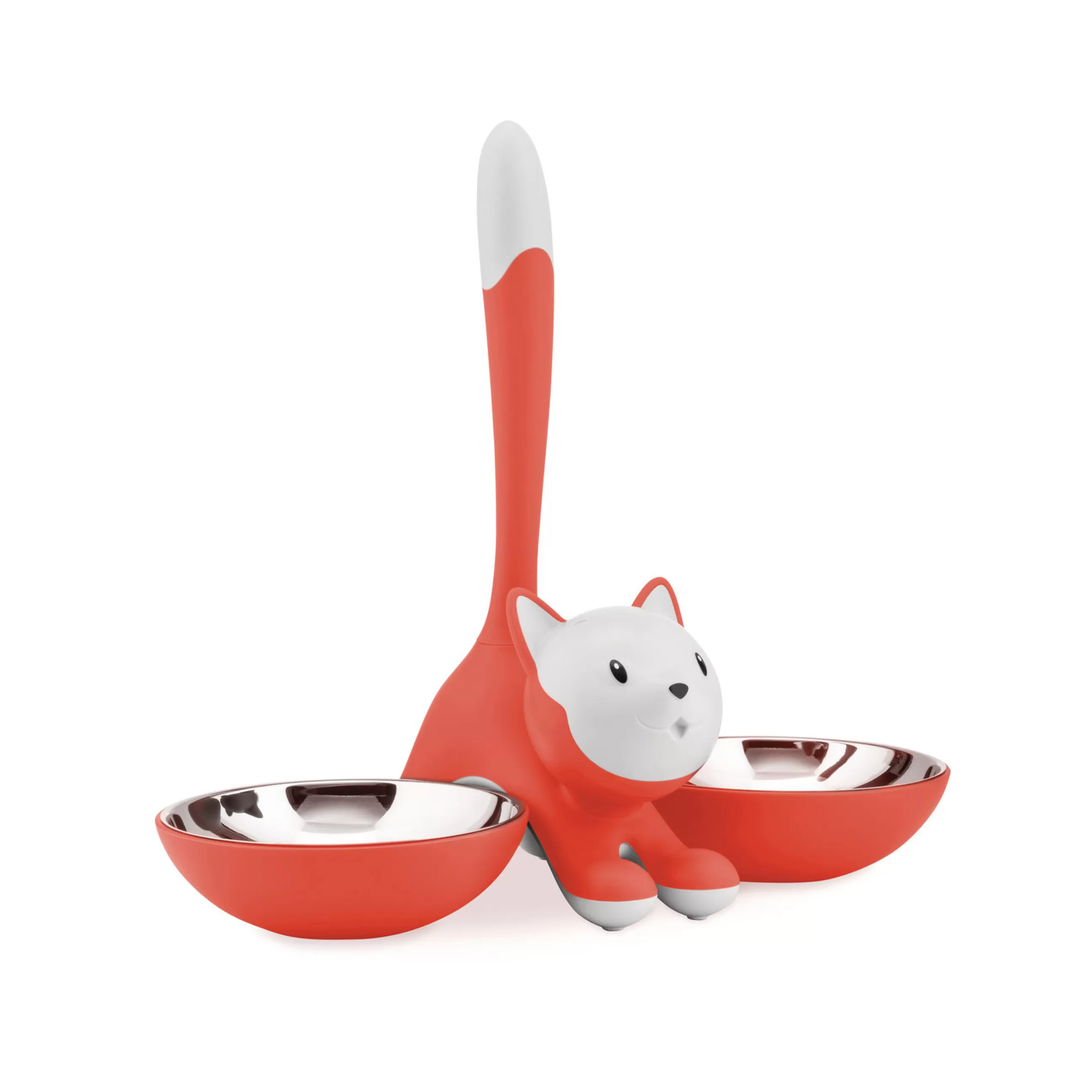 Chiens Chats Cie>Alessi Gamelle Tigrito Metal Plastique/ Pour Chat - Orange