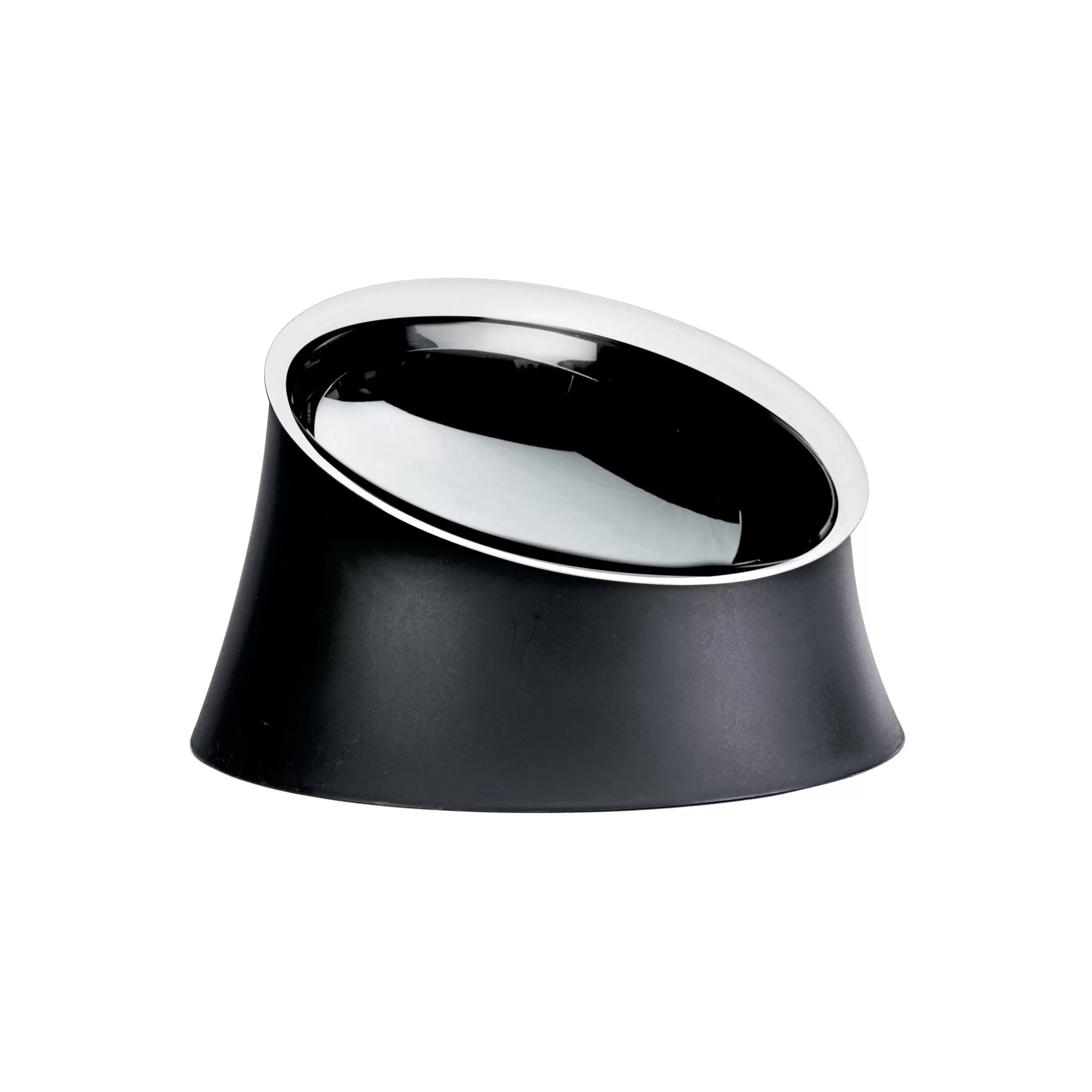 Chiens Chats Cie>Alessi Gamelle Wowl Metal Plastique/ Pour Chien - O 21 Cm - Ergonomique - Noir