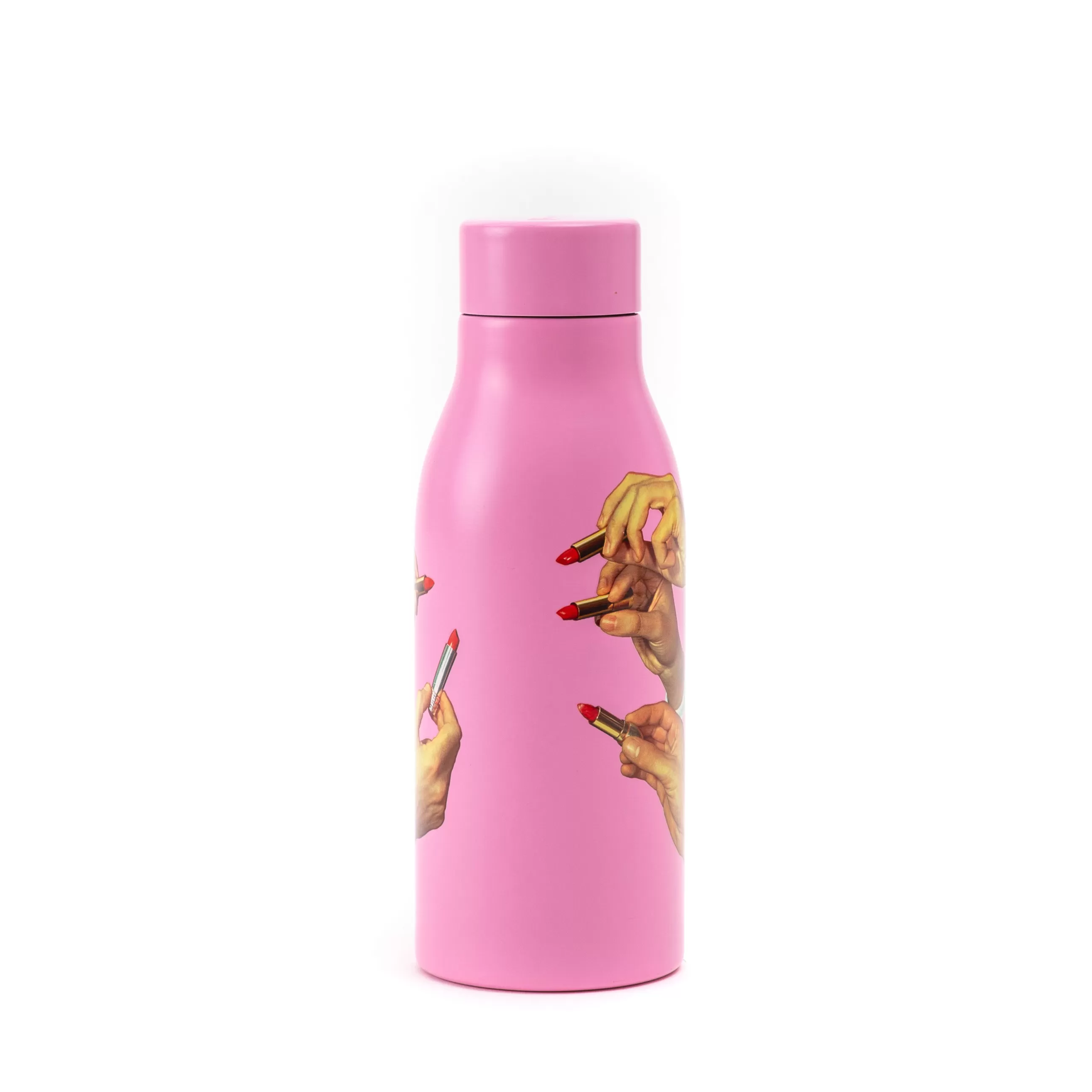 Gourdes Et Thermos>Seletti Gourde Isotherme Toiletpaper - Pink Lipsticks Metal / Acier - 0,5L - Rose