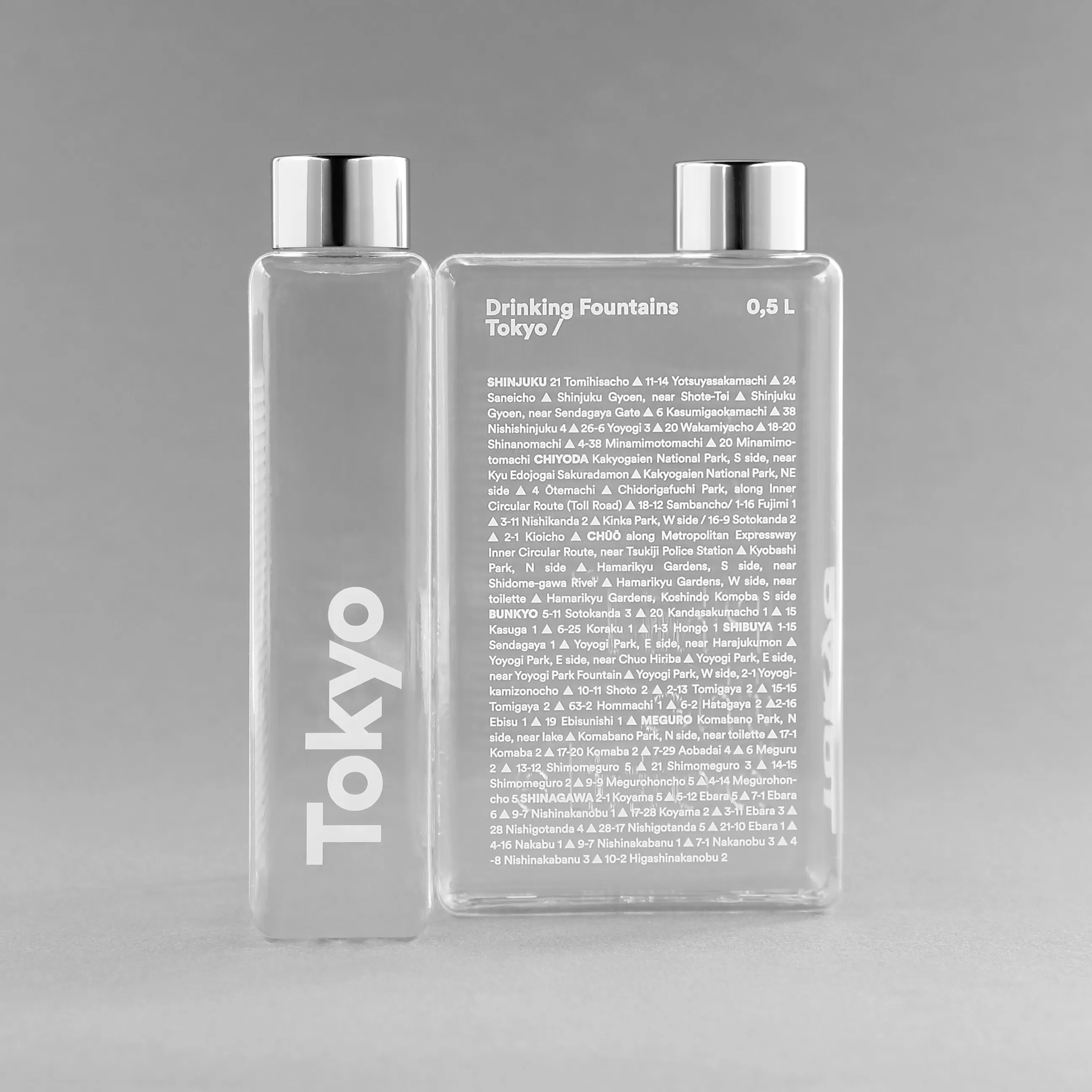 Gourdes Et Thermos>Palomar Gourde Phil - Plastique Transparent / Bouteille Nomade Plastique Ecologique - 500 Ml - Noir - Transparent