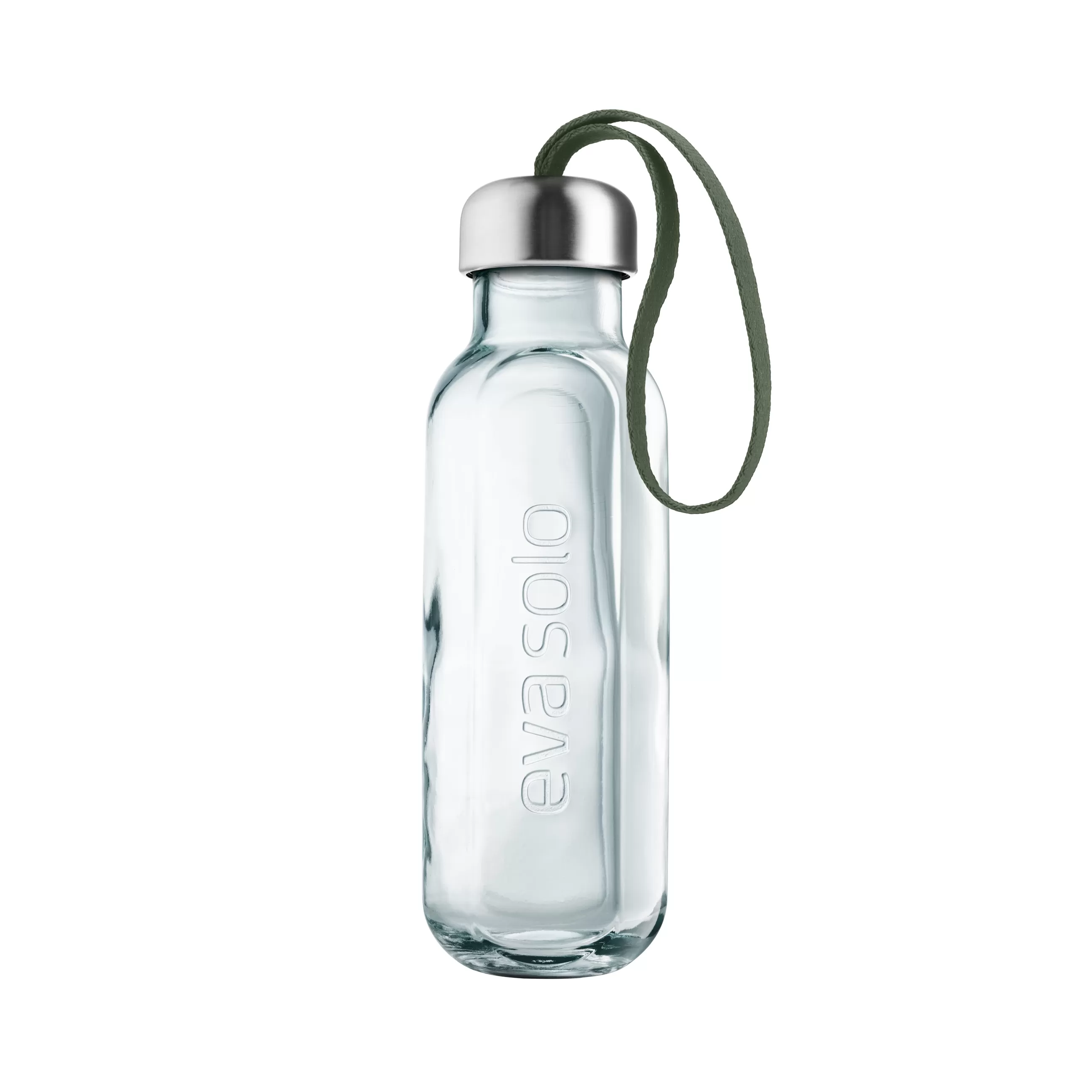 Gourdes Et Thermos>Eva Solo Gourde Recycled Verre Transparent / 0,5 L - Verre Recycle - Transparent - Vert Cactus