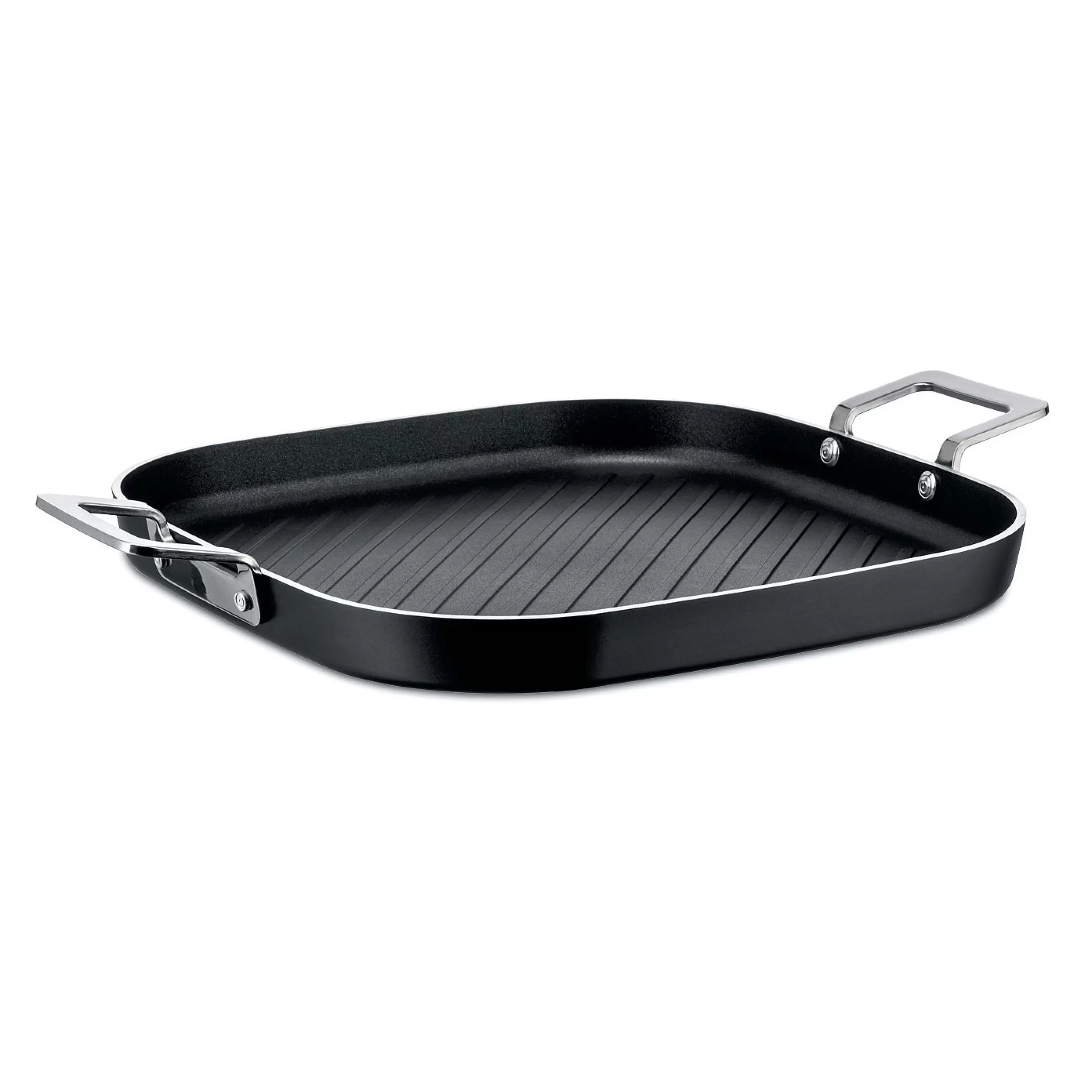 Plats Et Cuisson>Alessi Grill Pots&Pans Metal/ 29 X 29 Cm - Tous Feux Dont Induction - Acier - Noir