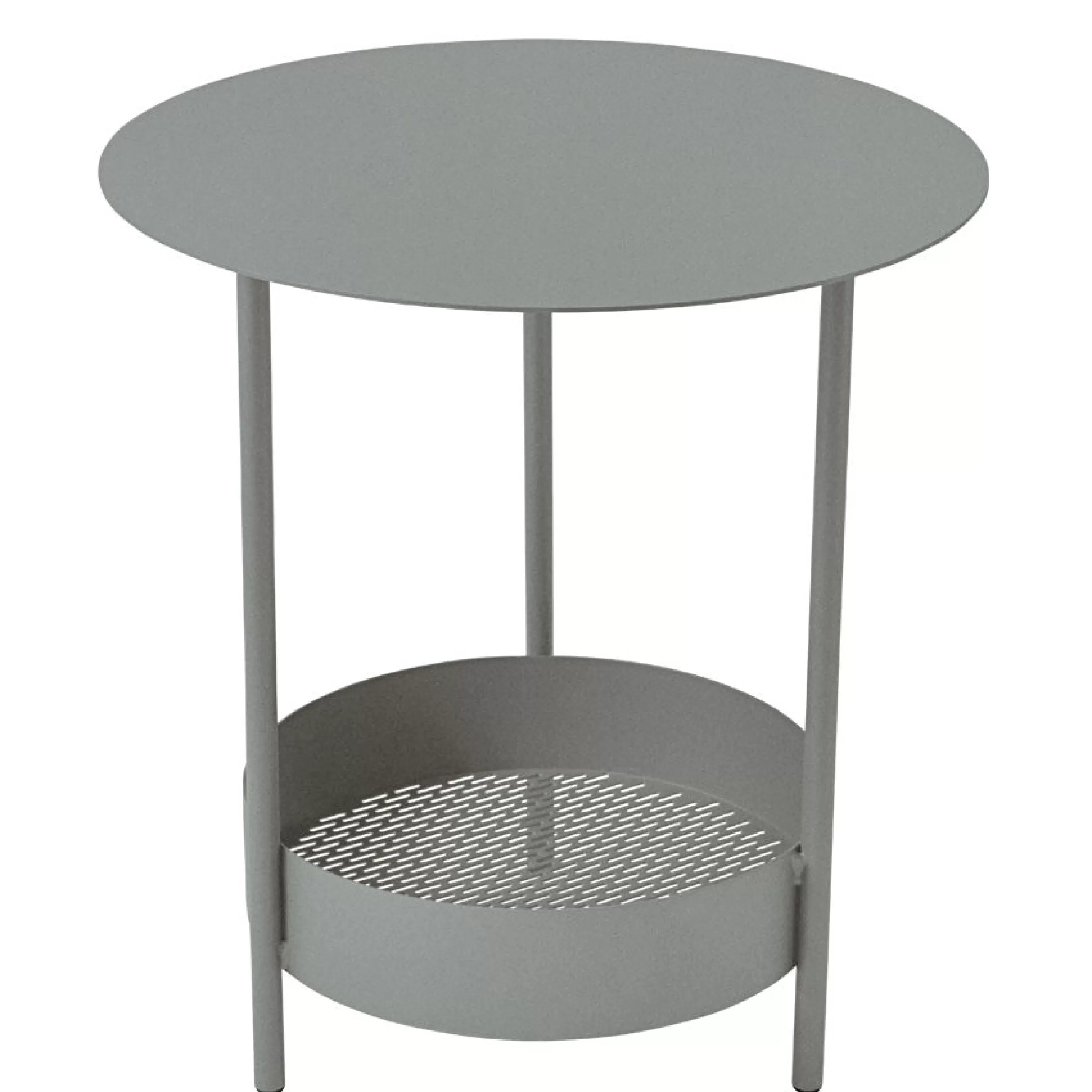 Dessertes D'extérieur>Fermob Gueridon Salsa Metal Gris / O 50 X H 50 Cm - Gris Lapilli