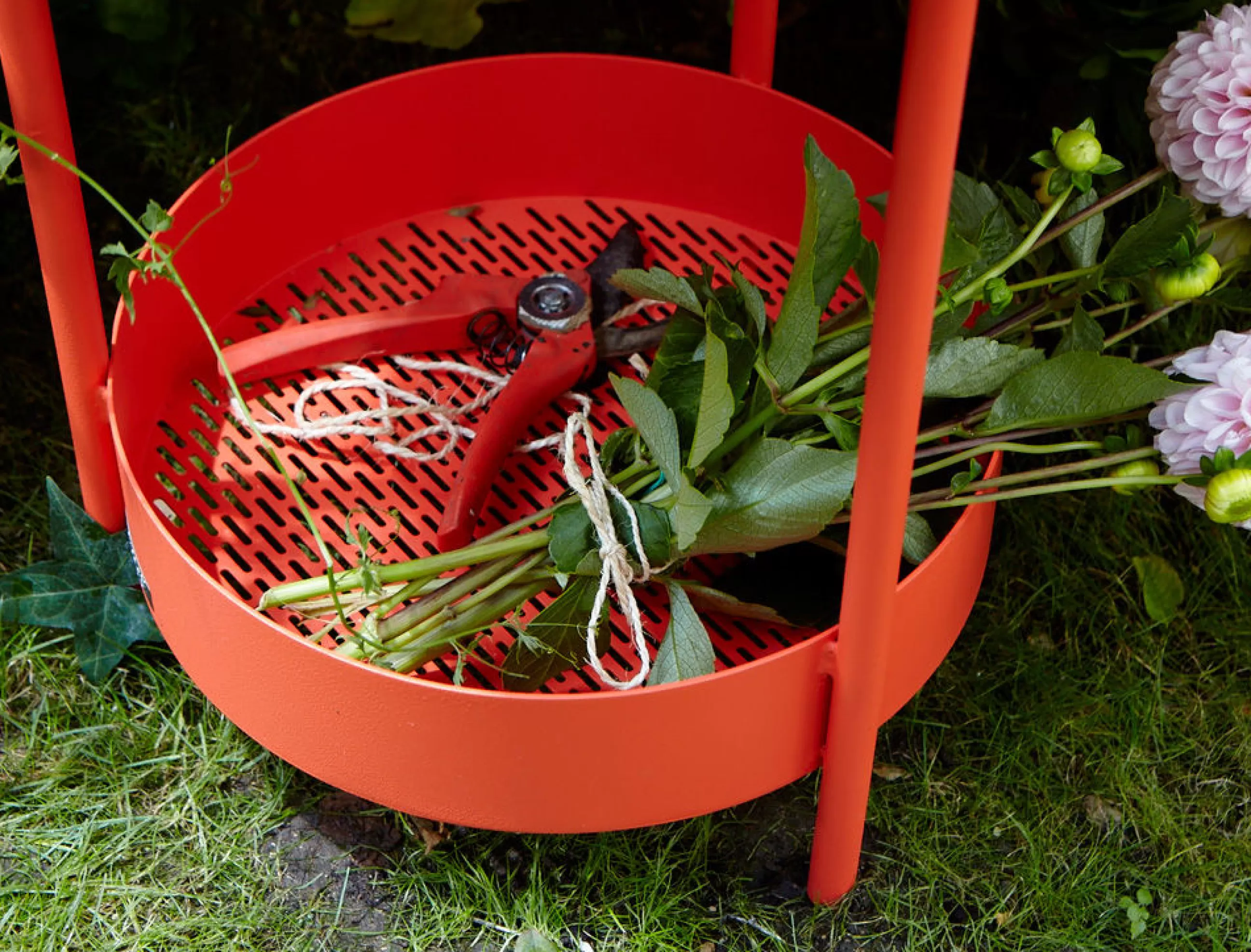 Meubles De Rangement>Fermob Gueridon Salsa Metal Rouge / O 50 X H 50 Cm - Coquelicot