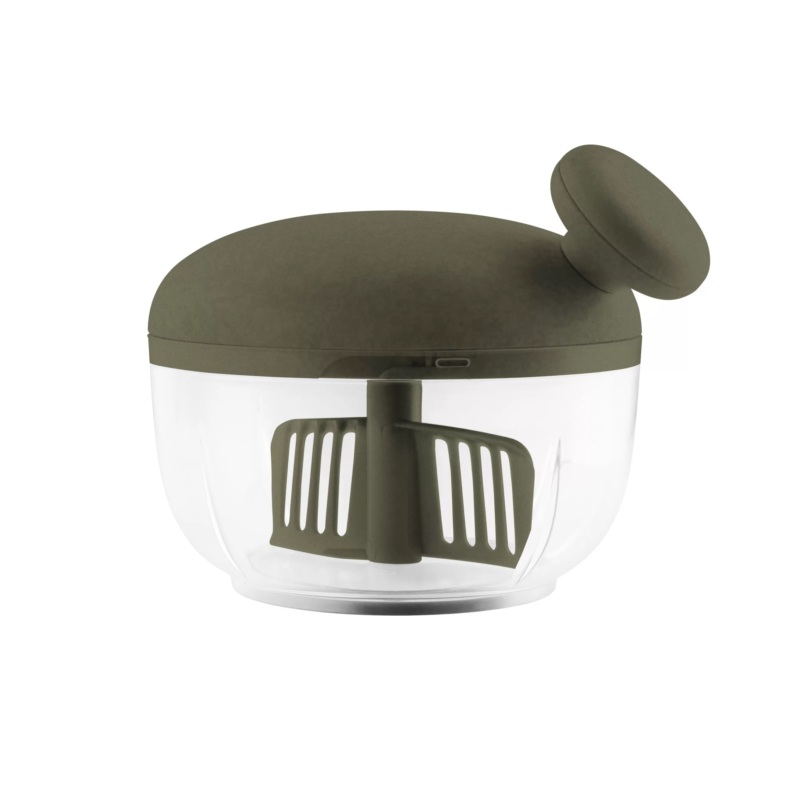 Couteaux Et Planches À Découper>Eva Solo Hachoir Green Tool Plastique Vert / Mini Hachoir Manuel - Fouet A Tirette / Materiau Durable - Vert Kaki
