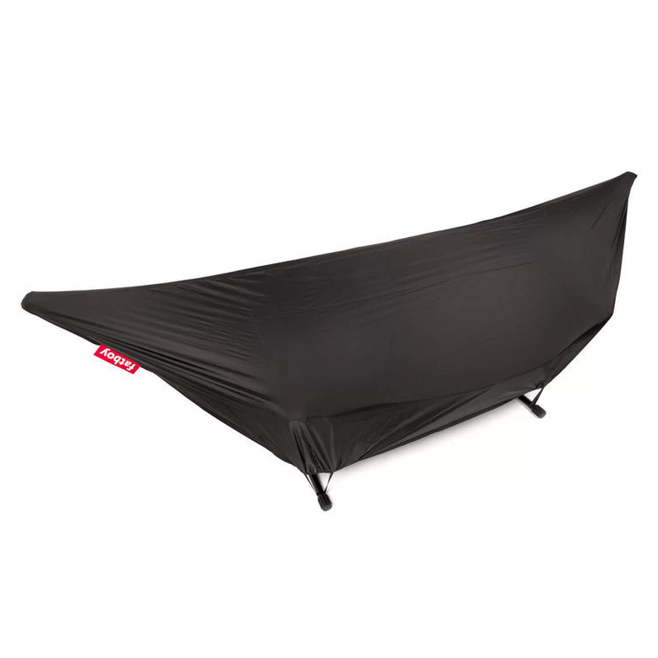 Bains De Soleil Chaises Longues Et Hamacs>Fatboy Hamac Avec Support Headdemock Deluxe Tissu Rouge / Tissu Olefine - Avec Coussin & Housse - Noir - Rouge