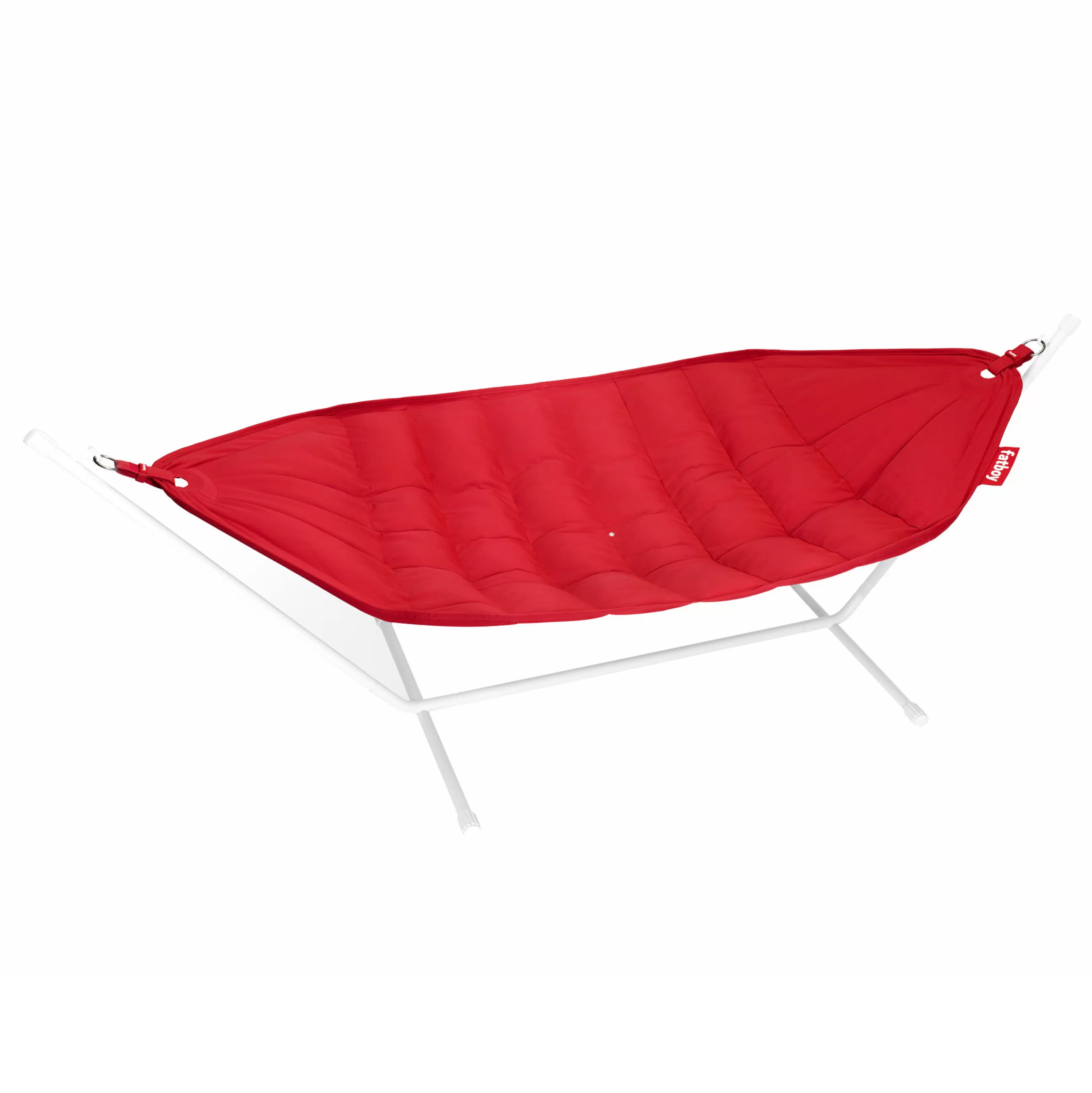 Bains De Soleil Chaises Longues Et Hamacs>Fatboy Hamac Avec Support Headdemock Superbe Tissu Rouge / Tissu Olefine - Gris Clair - Rouge