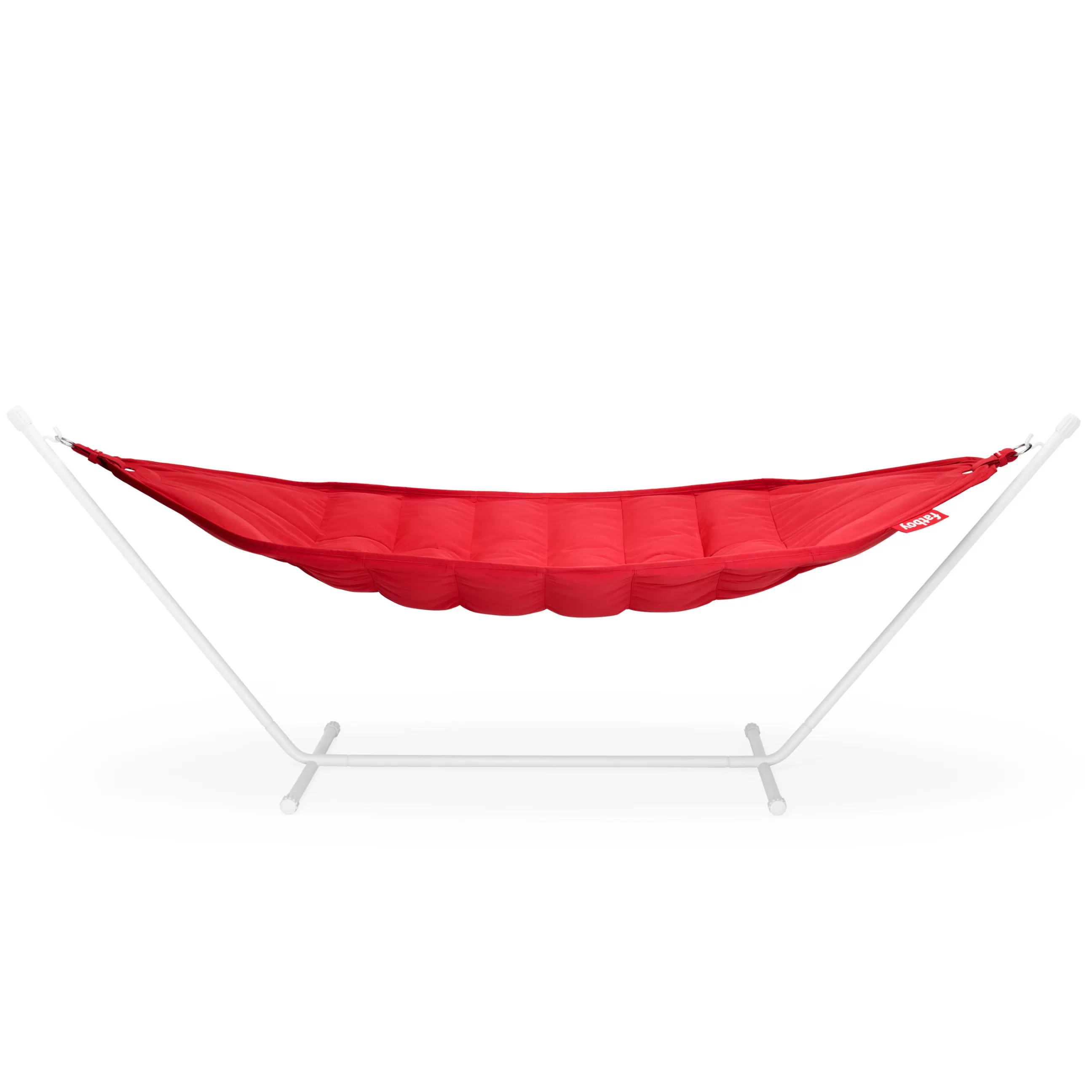 Bains De Soleil Chaises Longues Et Hamacs>Fatboy Hamac Avec Support Headdemock Superbe Tissu Rouge / Tissu Olefine - Gris Clair - Rouge