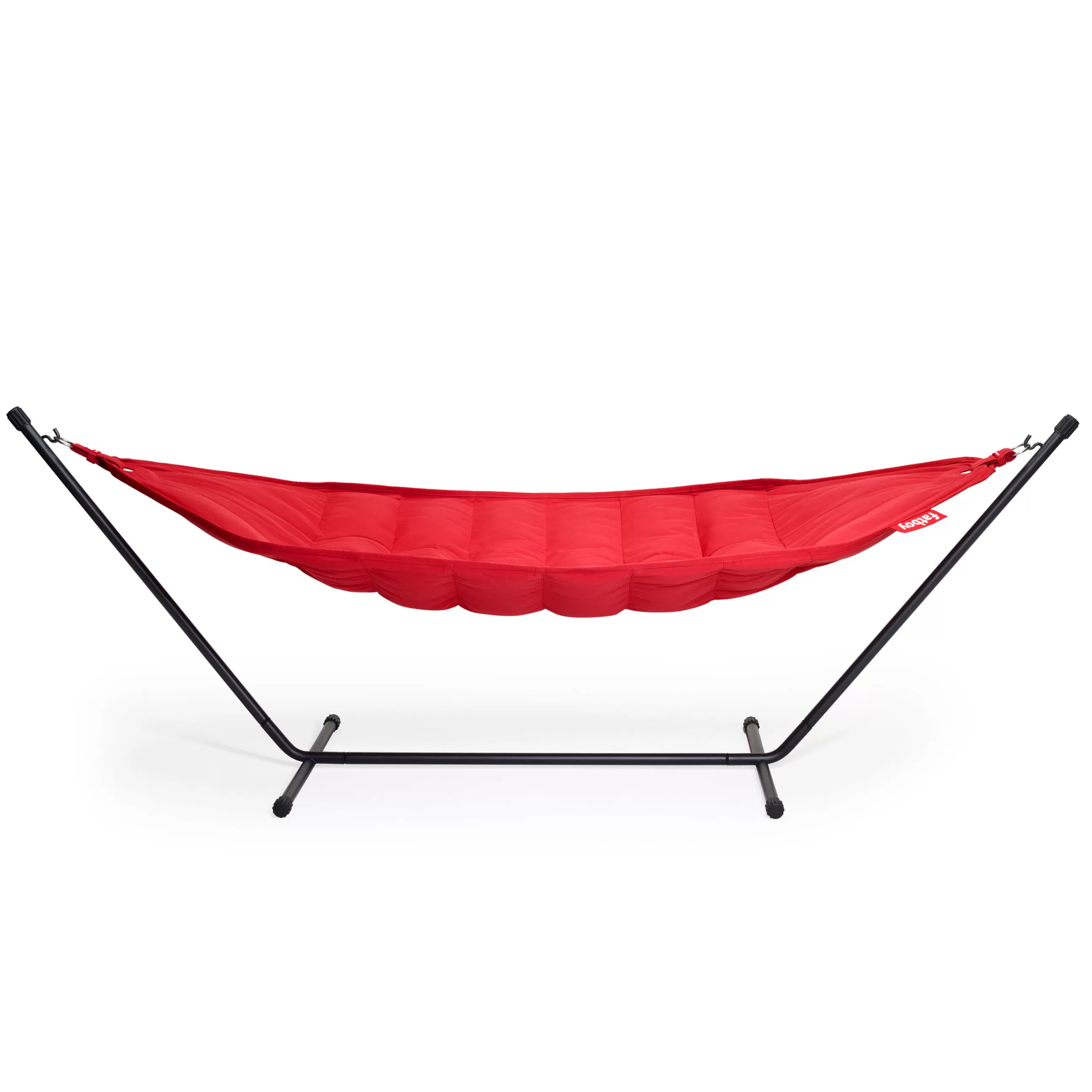 Bains De Soleil Chaises Longues Et Hamacs>Fatboy Hamac Avec Support Headdemock Superbe Tissu Rouge / Tissu Olefine - Noir - Rouge