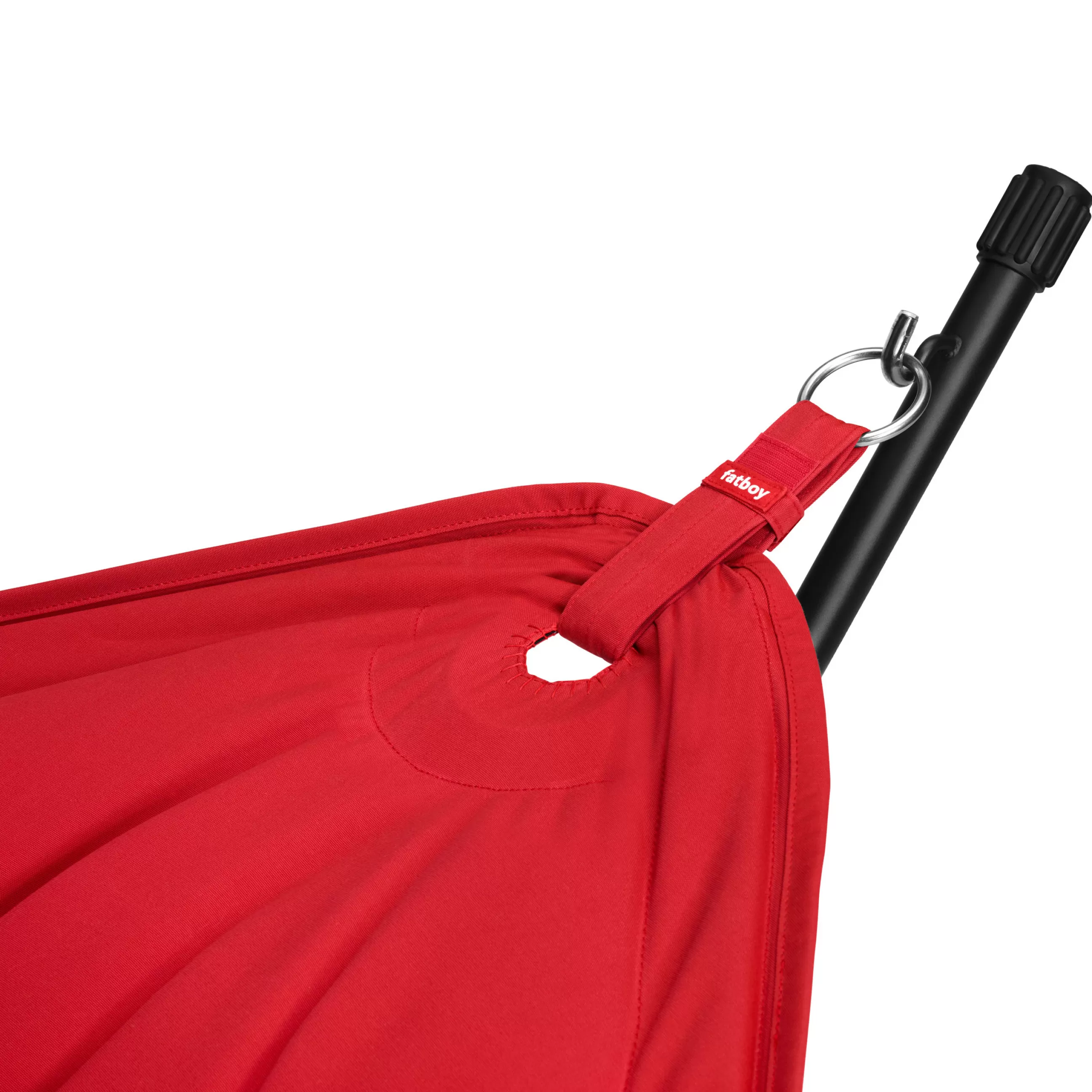 Bains De Soleil Chaises Longues Et Hamacs>Fatboy Hamac Avec Support Headdemock Superbe Tissu Rouge / Tissu Olefine - Noir - Rouge