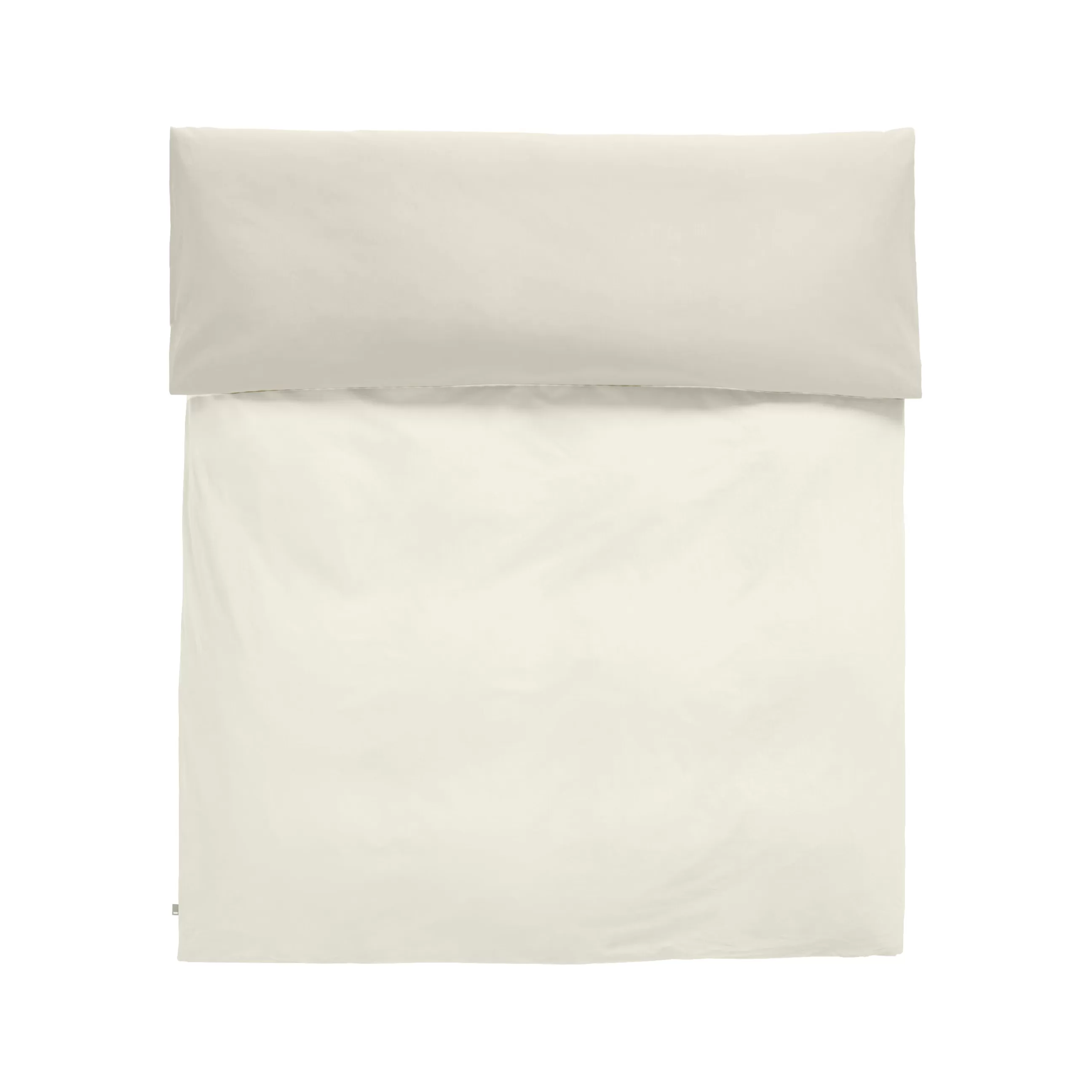 Linge De Lit>Hay Housse De Couette 240 X 220 Cm Duo Tissu Blanc Beige / Coton Oeko-Tex - Ivoire