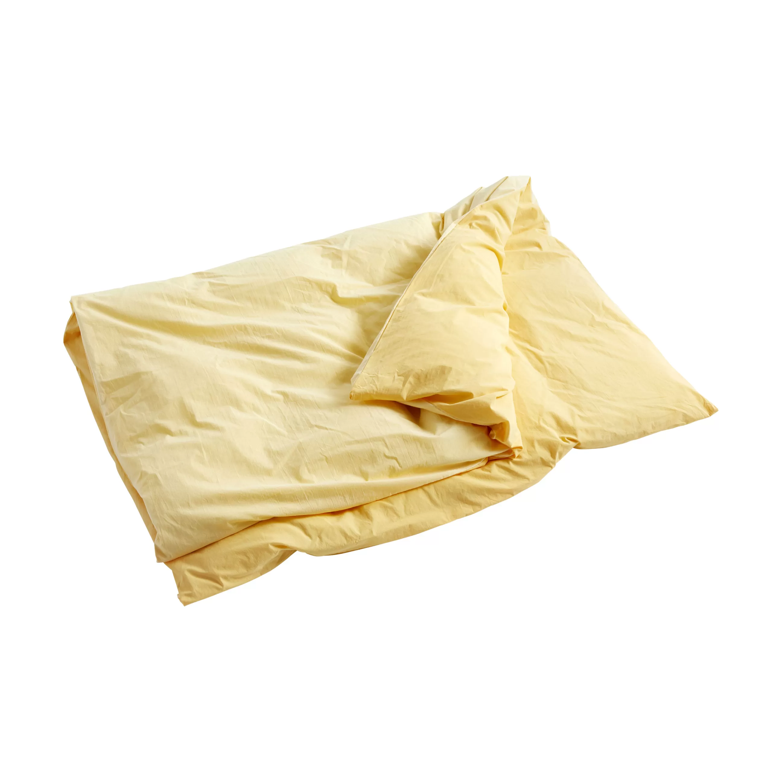 Linge De Lit>Hay Housse De Couette 240 X 220 Cm Duo Tissu Jaune / Coton Oeko-Tex - Jaune Lumineux