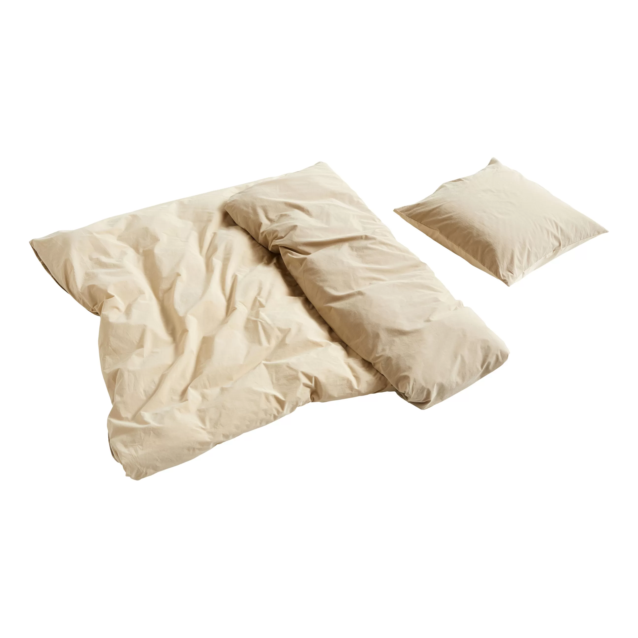 Linge De Lit>Hay Housse De Couette 240 X 220 Cm Duo Tissu Marron / Coton Oeko-Tex - Cappuccino