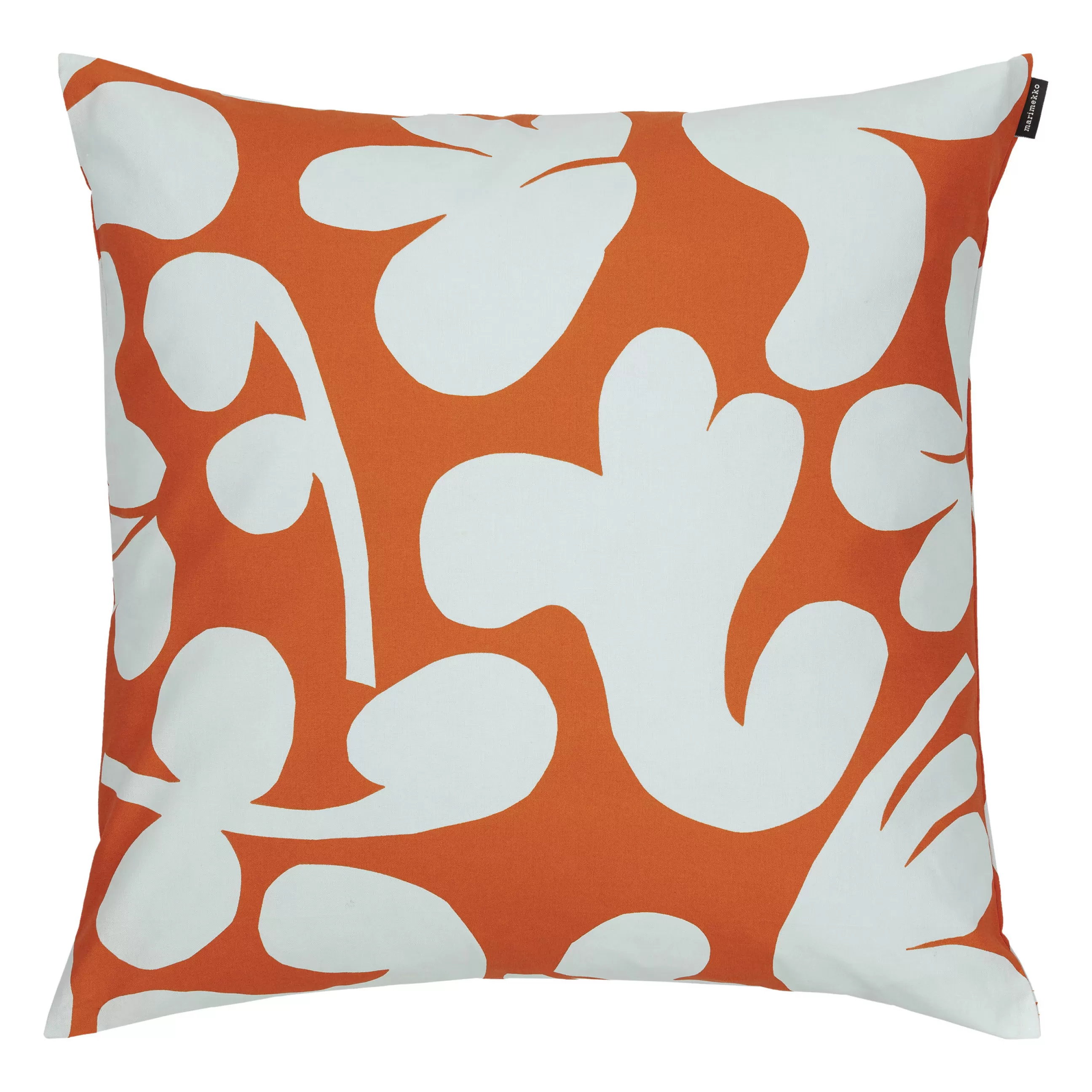 Déco Textile>Marimekko Housse De Coussin Leikko Tissu Orange / 50 X 50 Cm - Bleu Clair - Orange