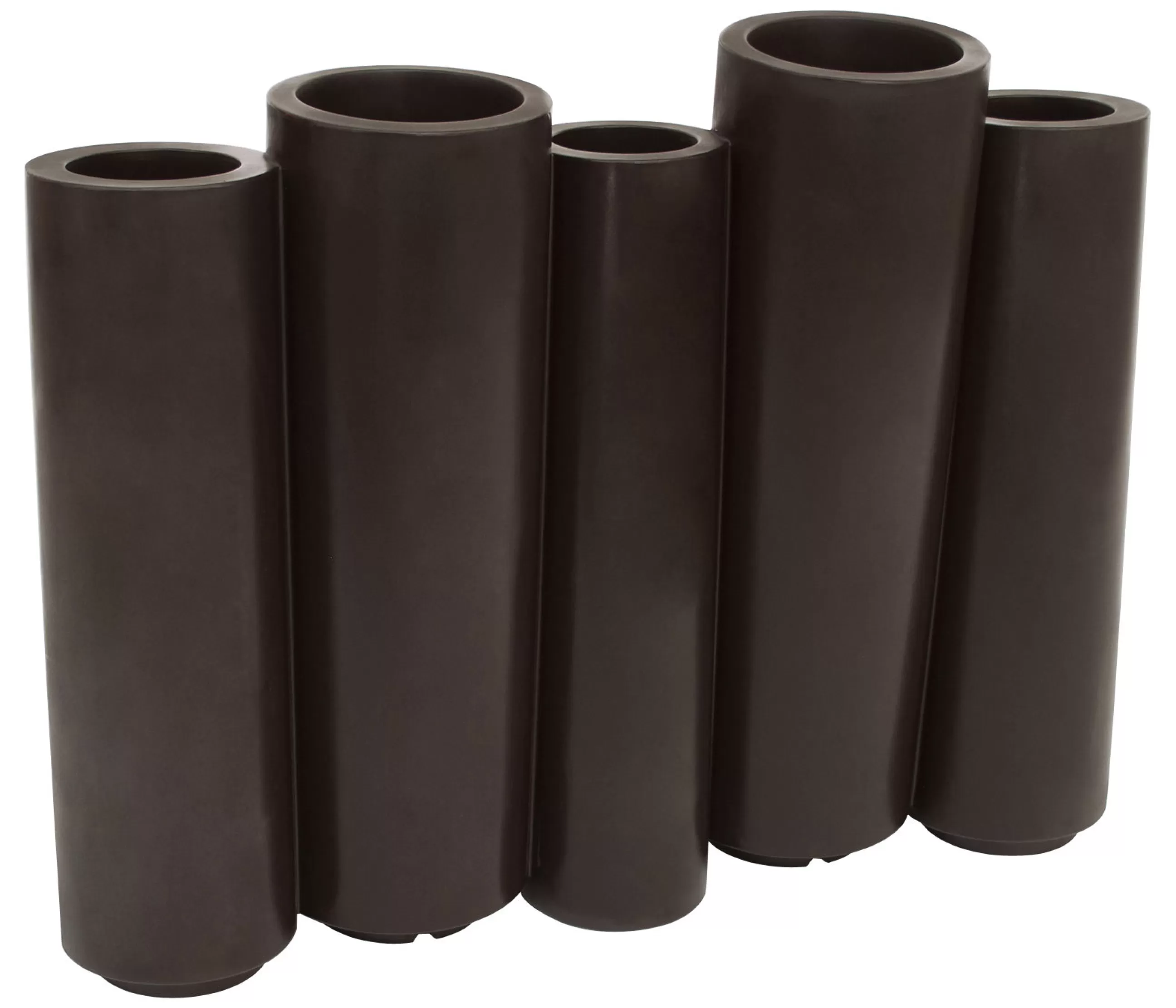 Pots Et Plantes>Slide Jardiniere Bamboo Plastique Marron / L 100 X H 80 Cm - Chocolat