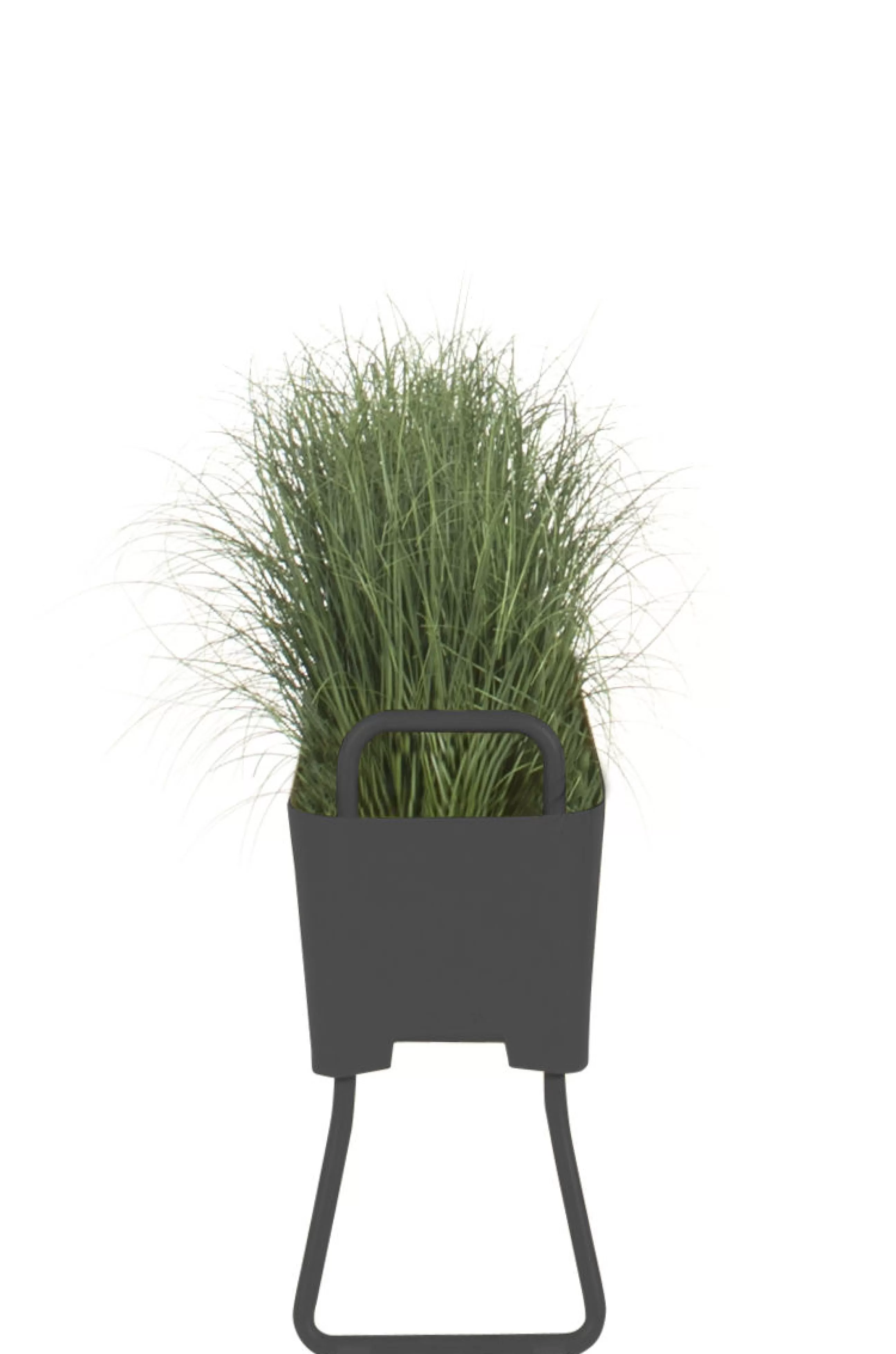 Pots Et Plantes>Maiori Jardiniere Greens Mini Metal Gris / Metal - L 100 X H 46 Cm - Gris Carbone