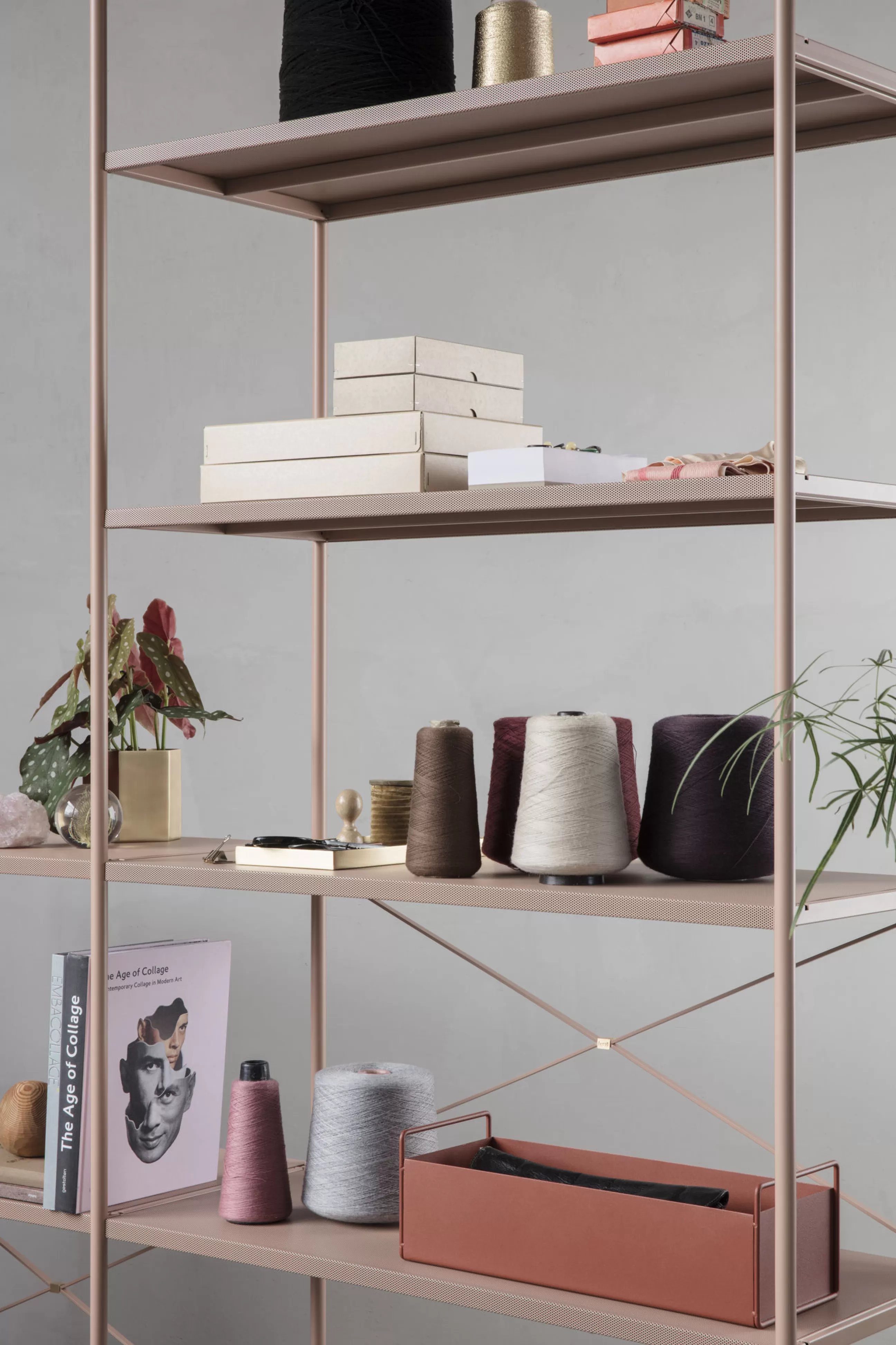 Pots Et Plantes>Ferm Living Jardiniere Plant Box Small Metal/ Panier - L 45 X H 14 Cmx Prof. 25 Cm - Noir