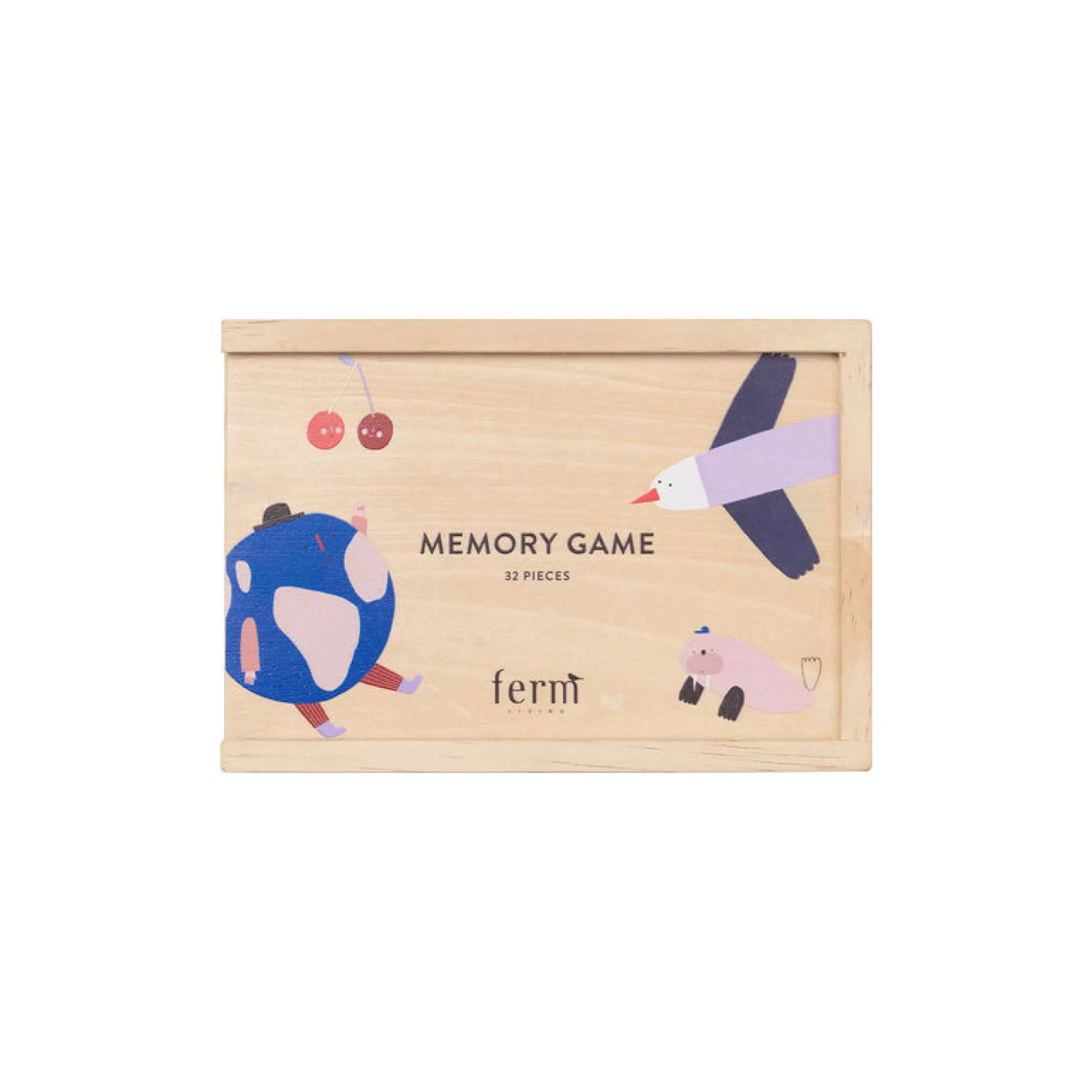 Jeux Et Loisirs>Ferm Living Jeu Memory Critter Bois/ Bois Fsc - Multicolore