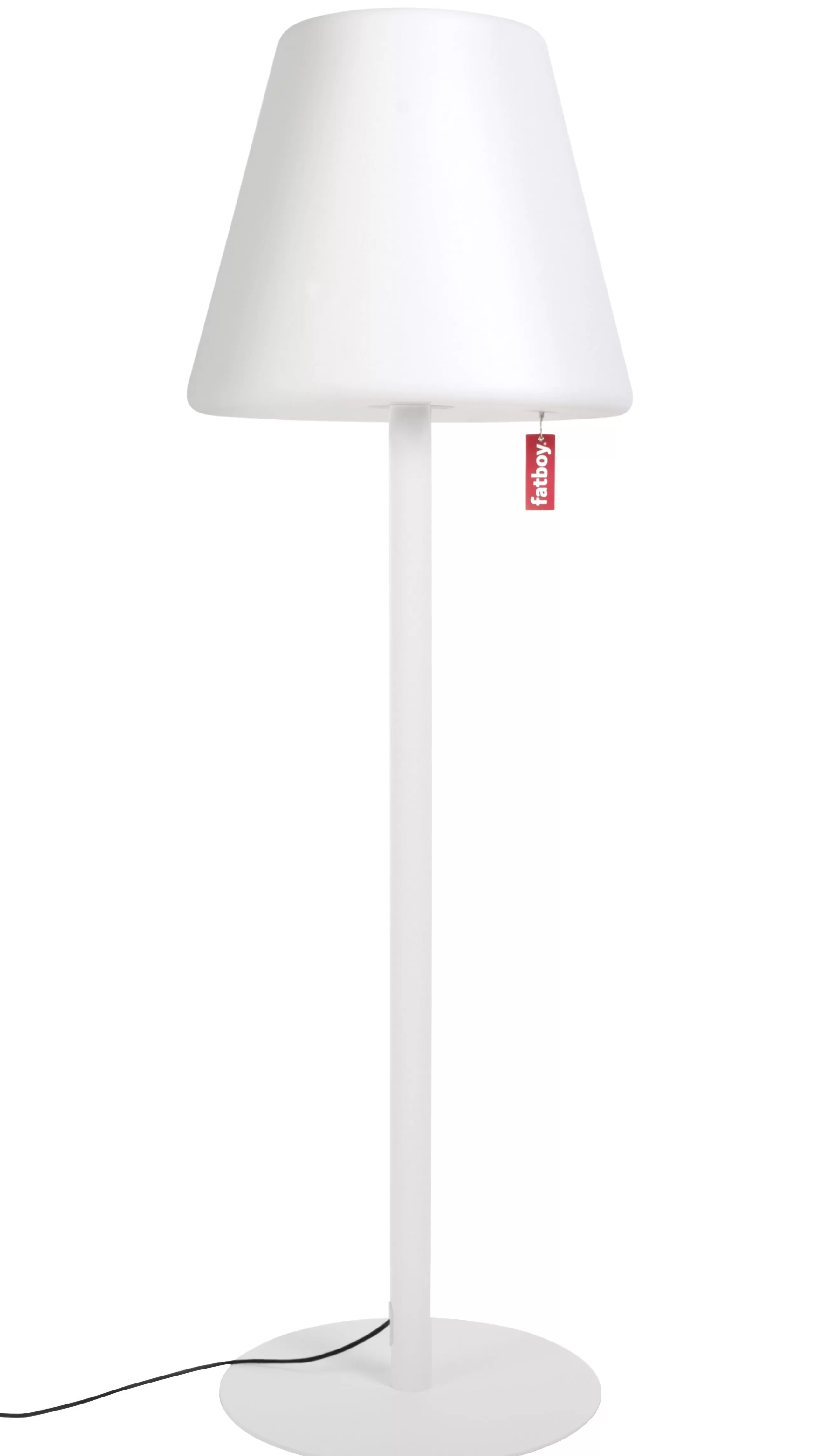 Led>Fatboy Lampadaire D'extérieur Edison The Giant Metal Plastiqueplastique & Metal/ H 182 Cm - Led - Blanc