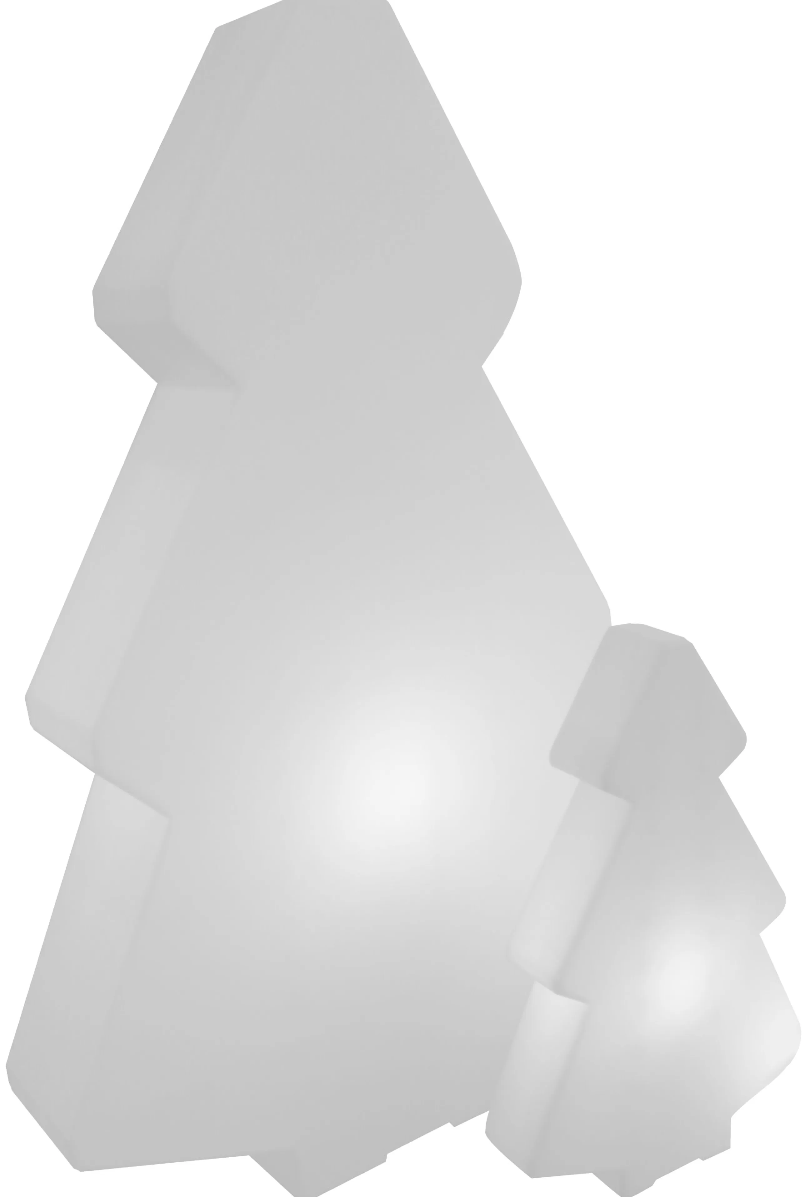 Mobilier Lumineux>Slide Lampadaire D'extérieur Lightree Outdoor Plastique/ H 100 Cm - Blanc