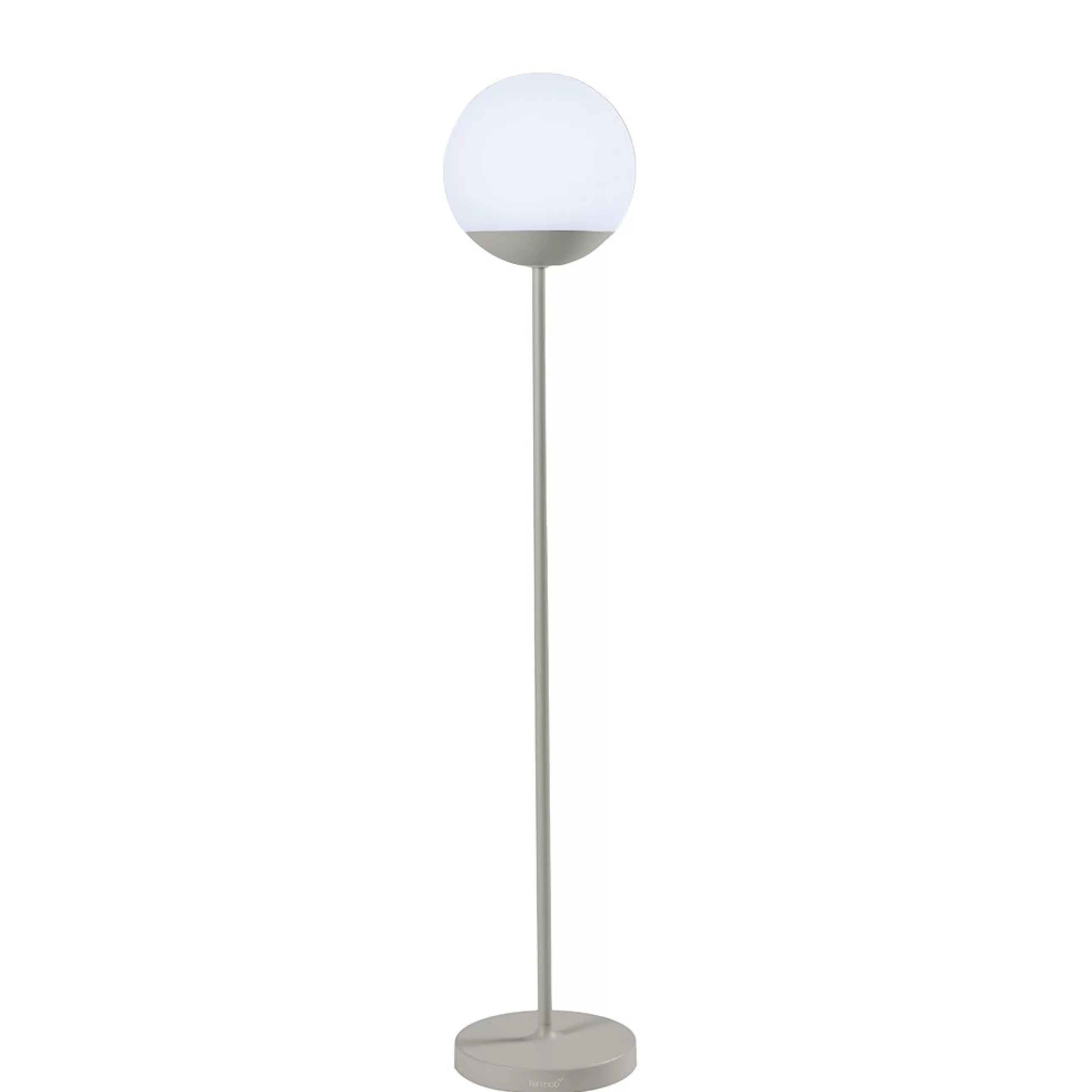 Luminaires D'extérieur>Fermob Lampadaire D'extérieur Sans Fil Mooon! Led Metal Plastique Gris / H 134 Cm - Bluetooth - Gris Argile