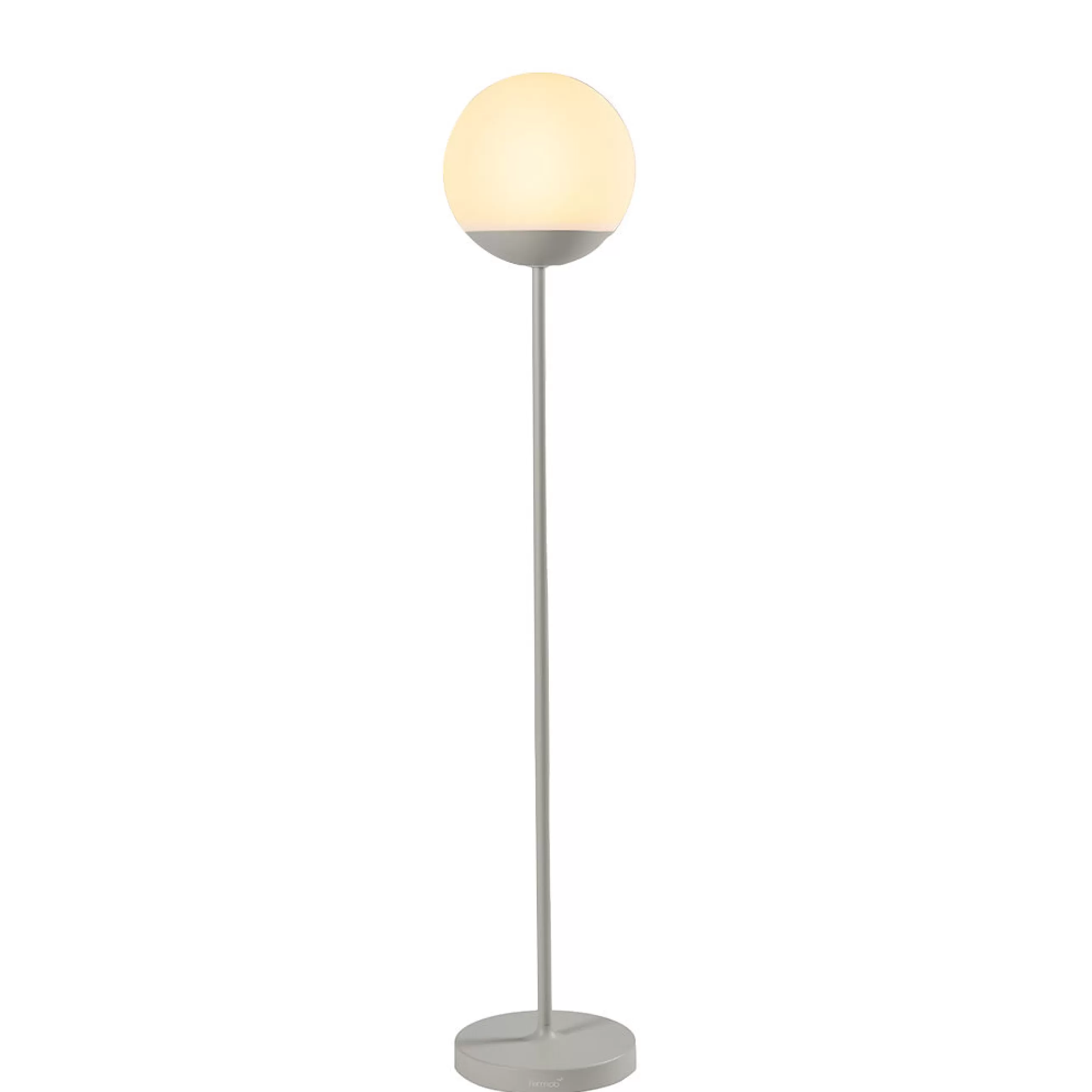 Luminaires D'extérieur>Fermob Lampadaire D'extérieur Sans Fil Mooon! Led Metal Plastique Gris / H 134 Cm - Bluetooth - Gris Argile