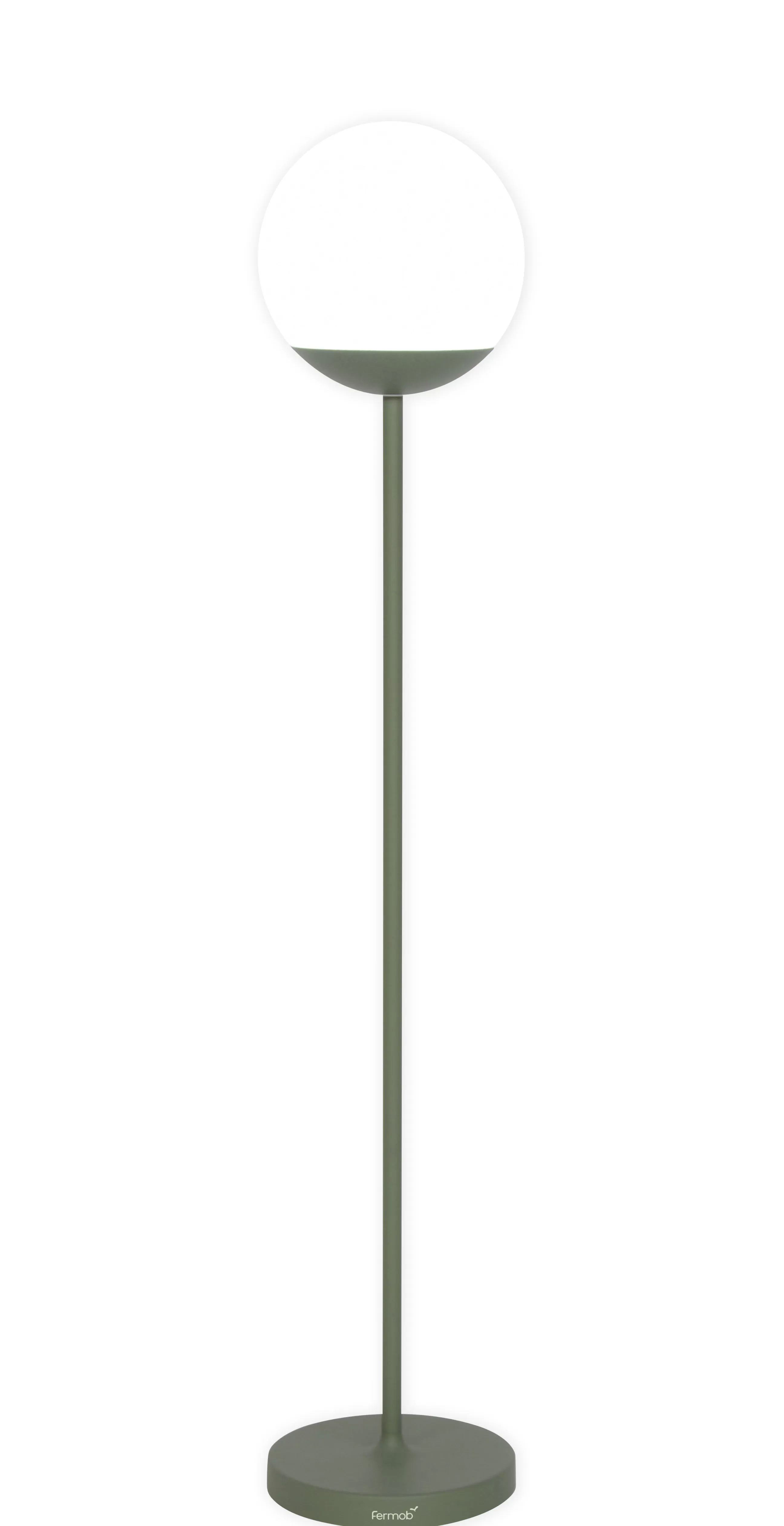Luminaires D'extérieur>Fermob Lampadaire D'extérieur Sans Fil Mooon! Led Metal Plastique Vert / H 134 Cm - Bluetooth - Cactus