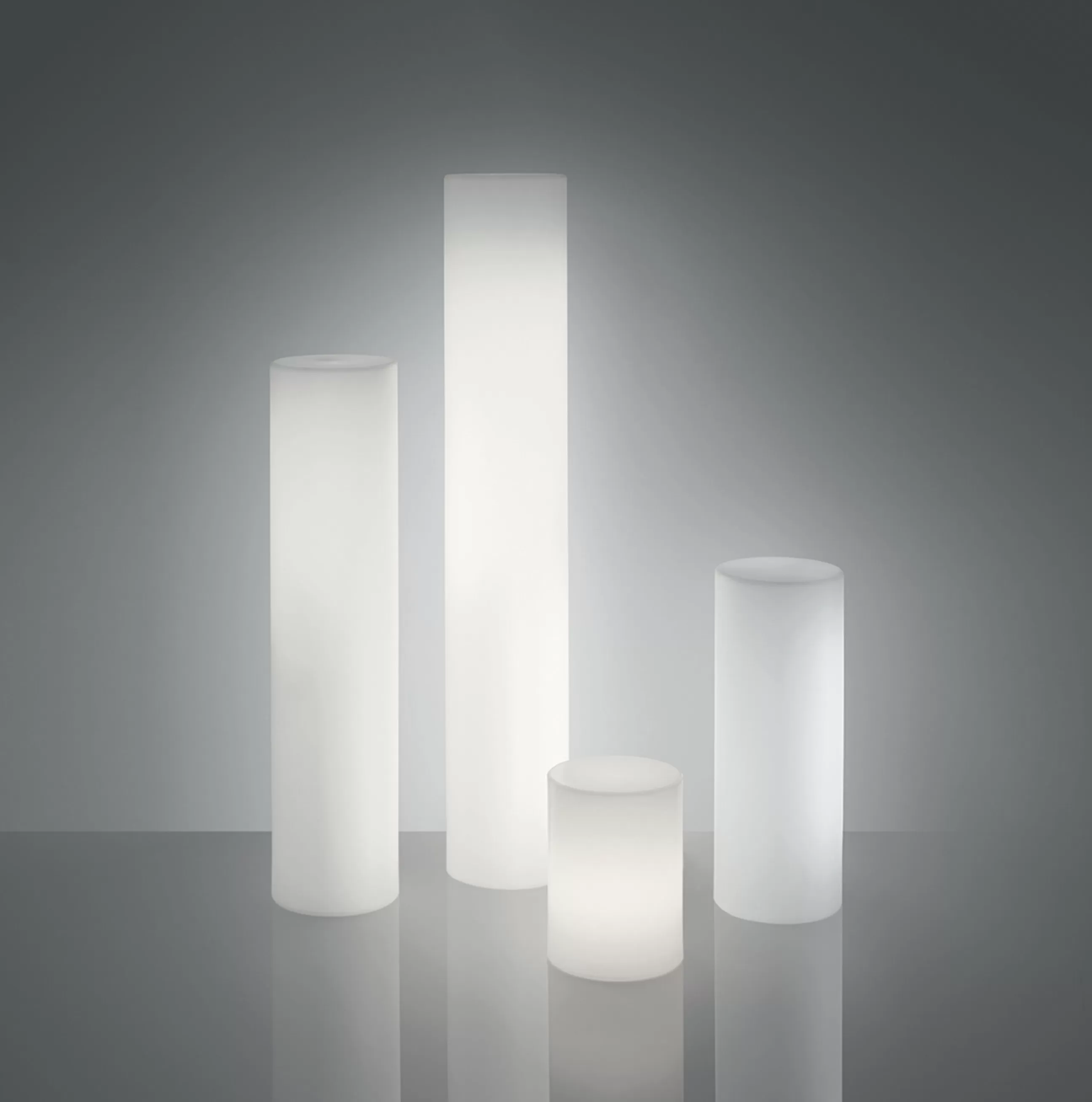 Mobilier Lumineux>Slide Lampadaire Fluo Plastique - Blanc