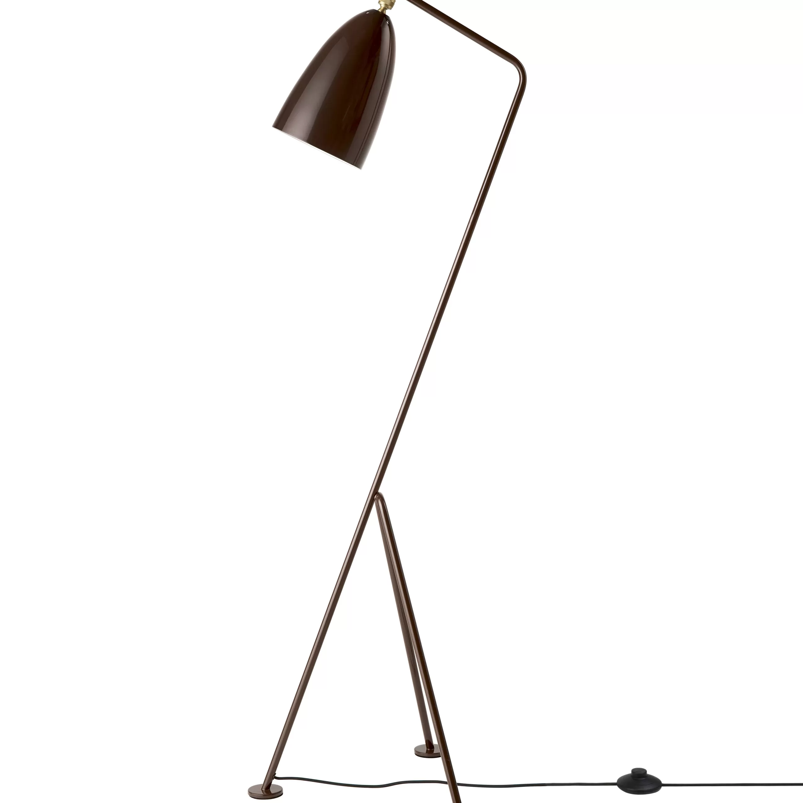 Luminaires Iconiques>Gubi Lampadaire Grashoppa Metal/ Grossman- Reedition 1947 - Marron